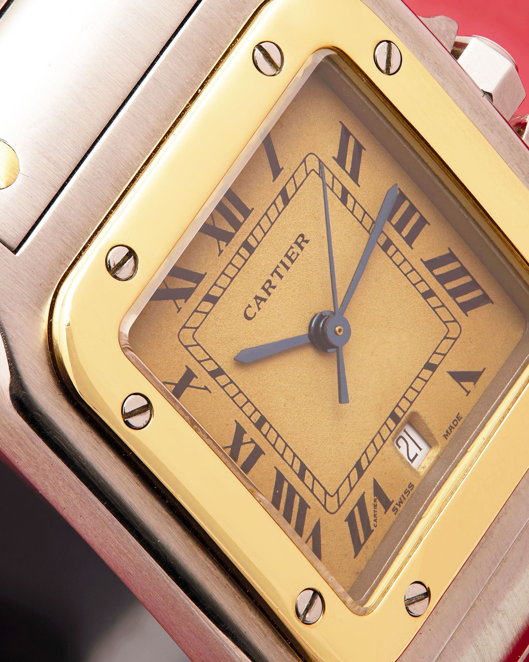 Cartier santos galbee 29 mm ref 187901-2