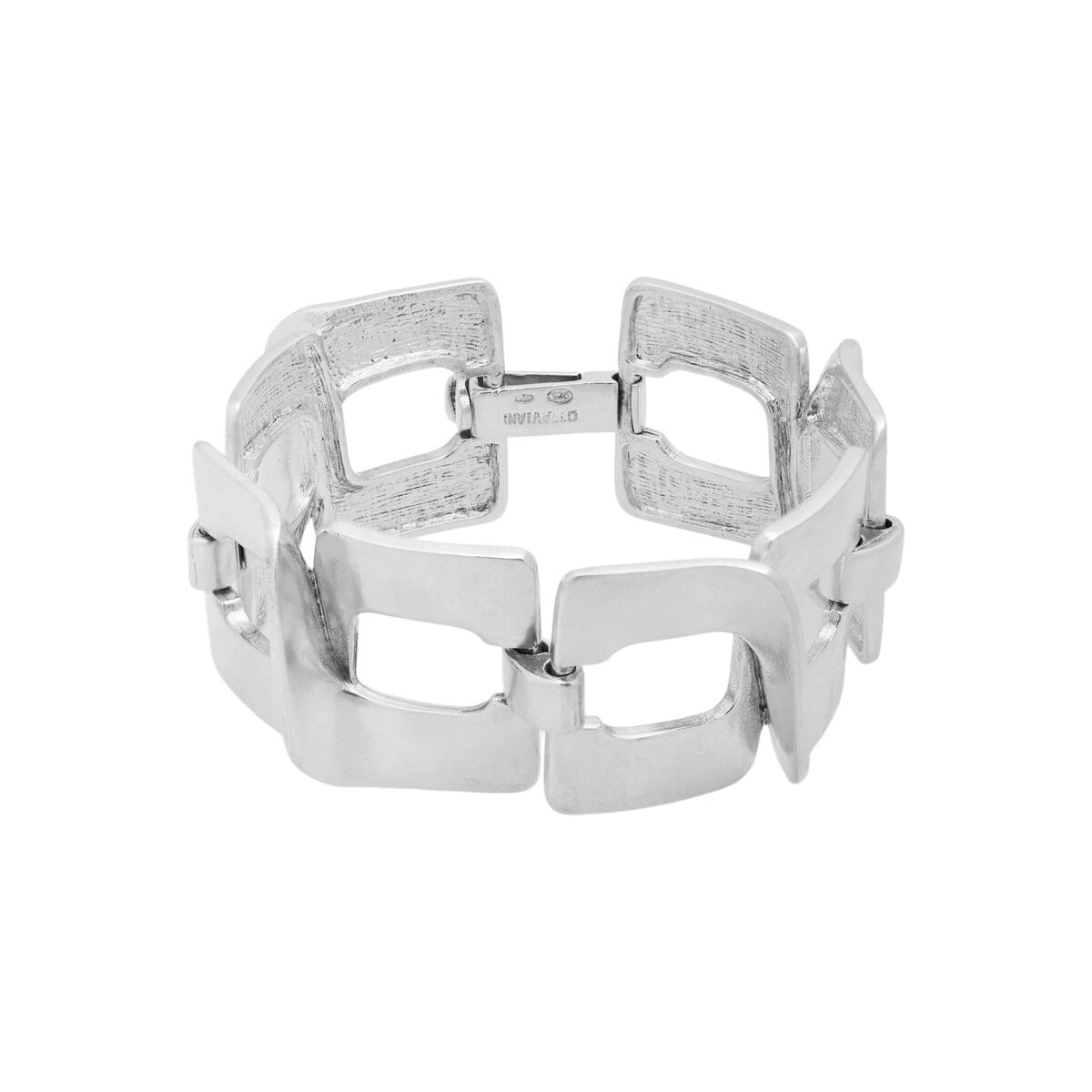 Bracciale ottaviani geometrico in argento 925%-1