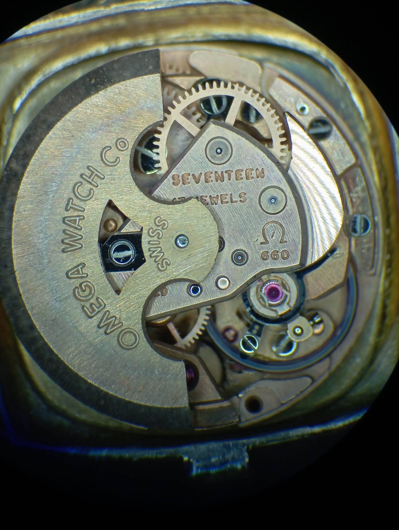 Omega classic ladymatic 14kt yellow gold manual-7