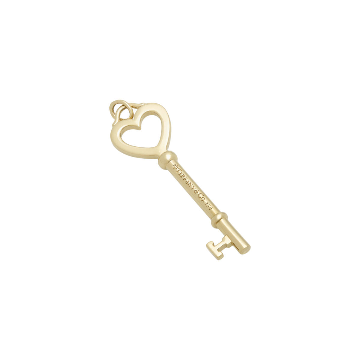 Ciondolo chiave cuore tiffany keys in oro giallo-1