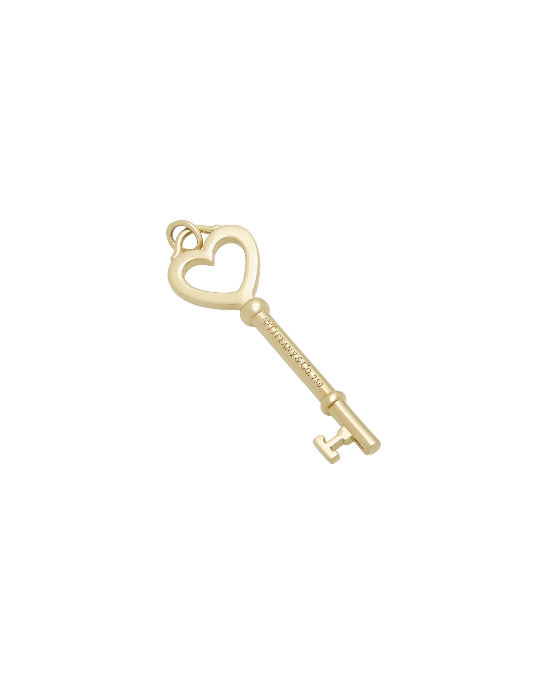 Ciondolo chiave cuore tiffany keys in oro giallo-1