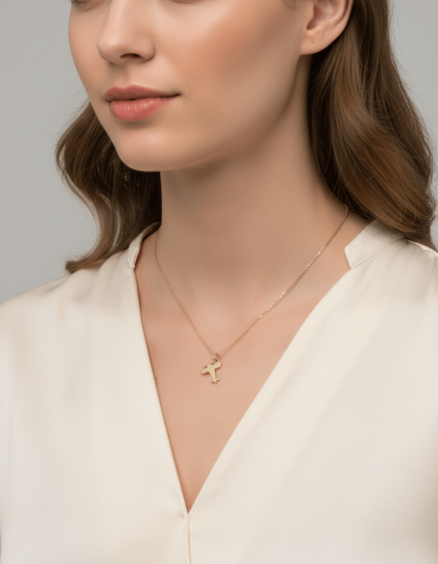 Ciondolo dodo aereo in oro giallo 18 kt-3