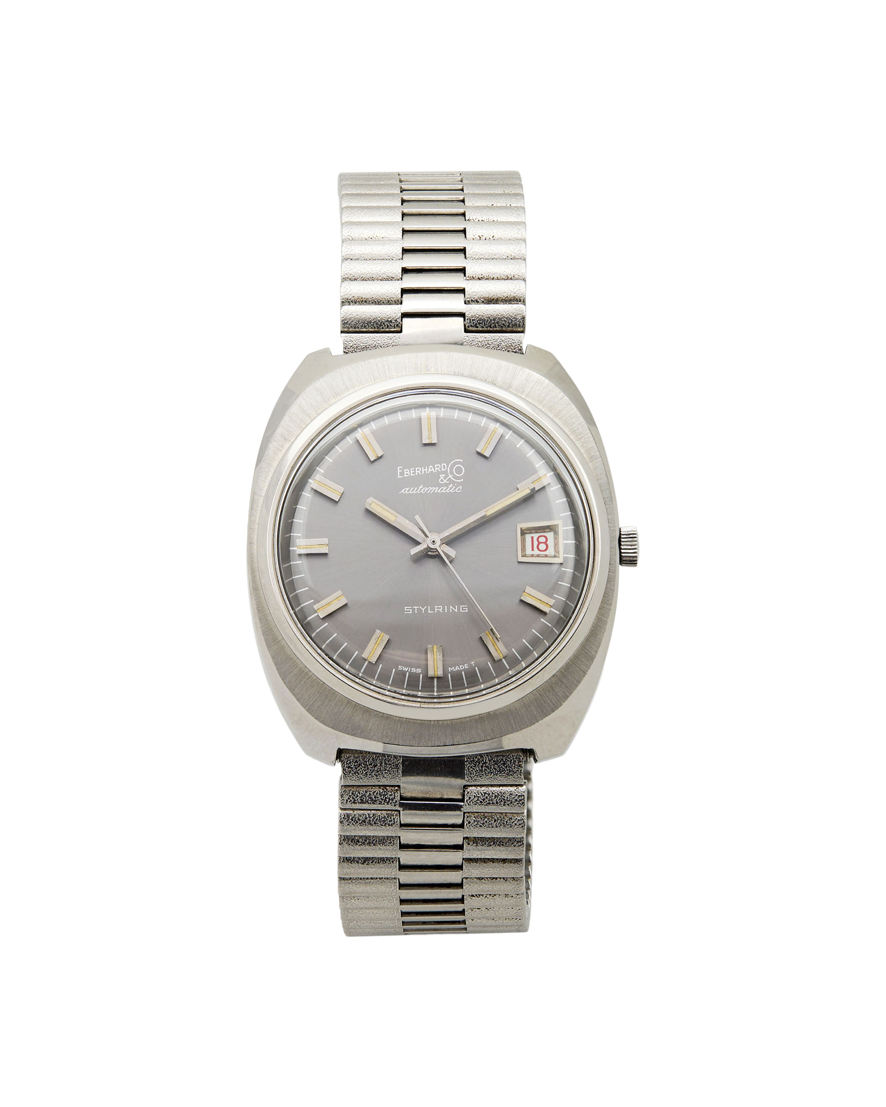 Eberhard & co. stylring automaticc 36 mm vintage grey dial-1