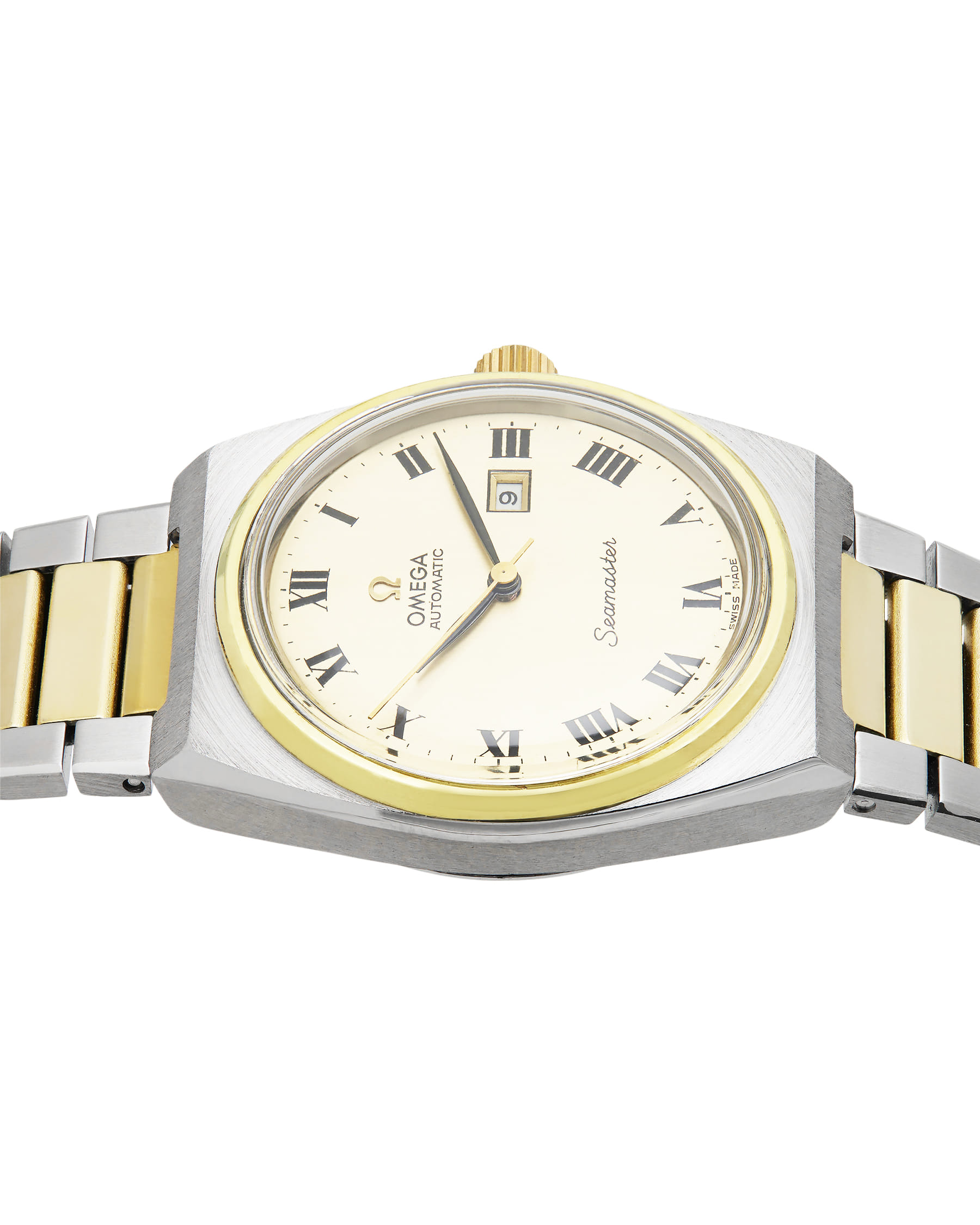 Omega seamaster date medio automatic 30mm ref. 166.02.08-3