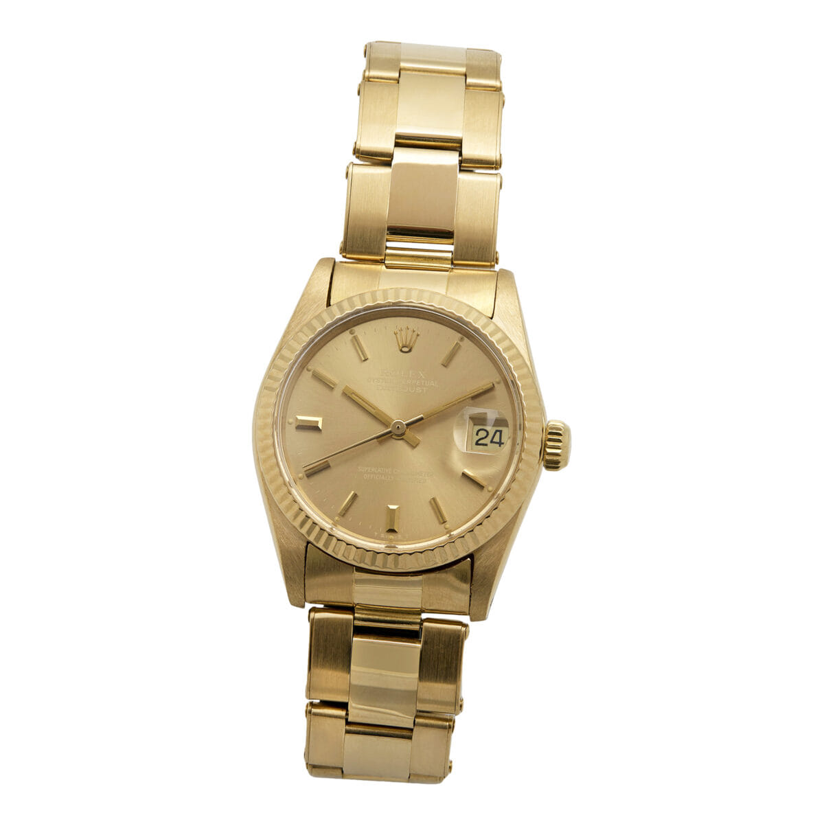 Rolex datejust 31mm oro 18kt ref 6827-1