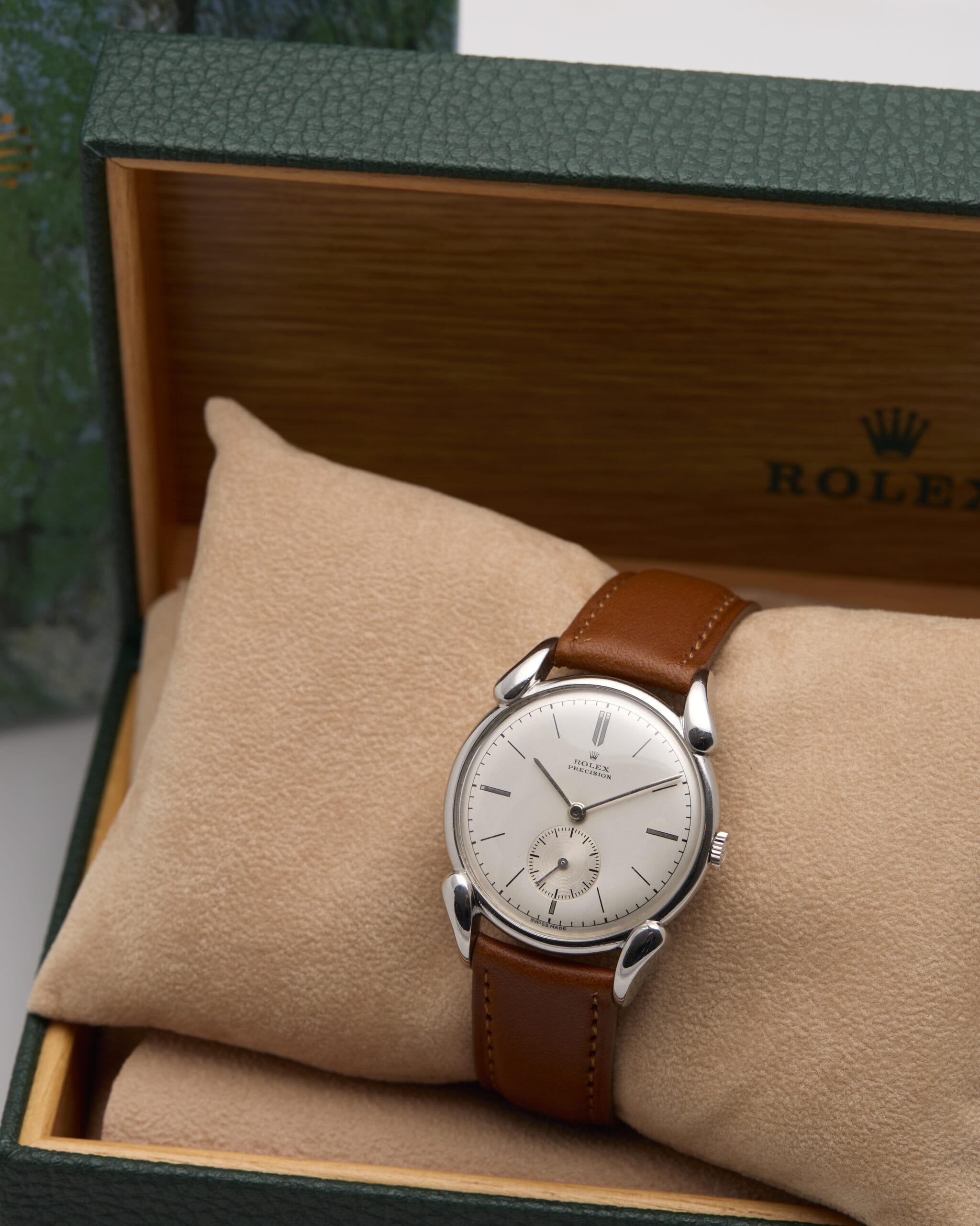 Rolex precision vintage 34 mm drop / fancy lugs ref 4560-8