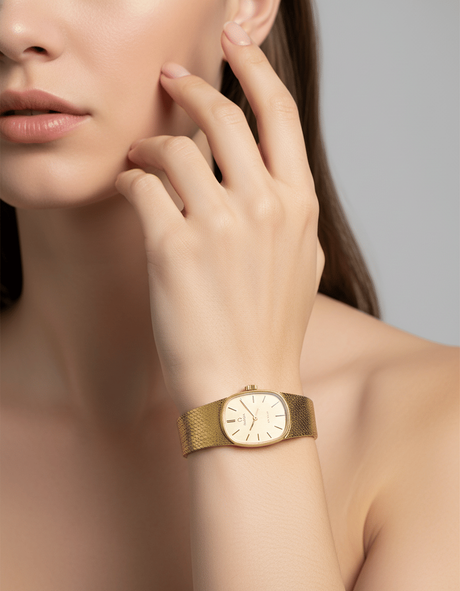 Omega de ville lady gold 18kt manual ref 8334-242-8