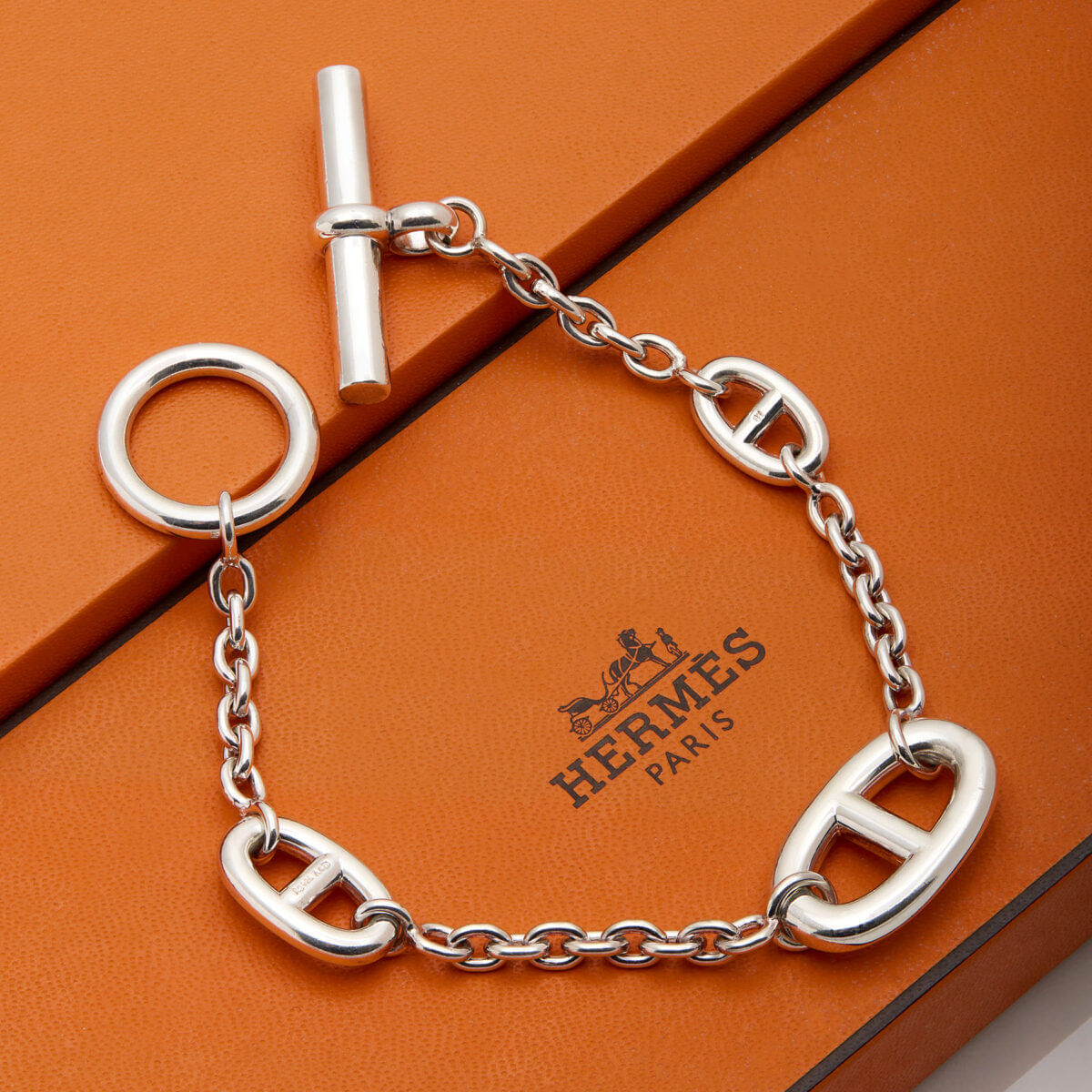 Bracciale hermes farandole in argento-1