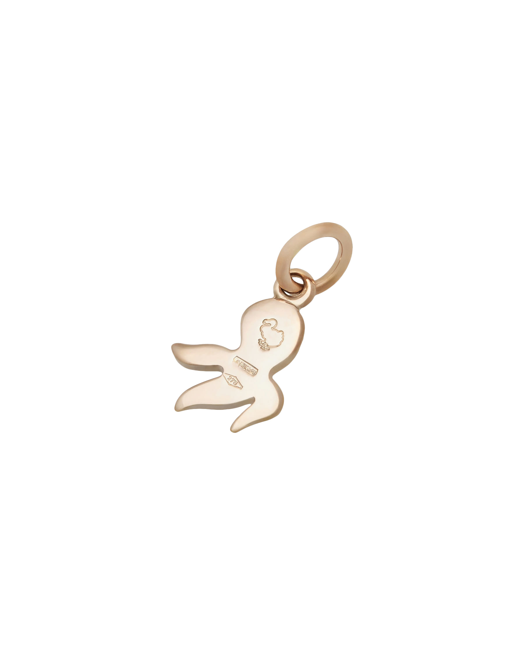 Ciondolo polpo dodo in oro rosa 9 kt-2