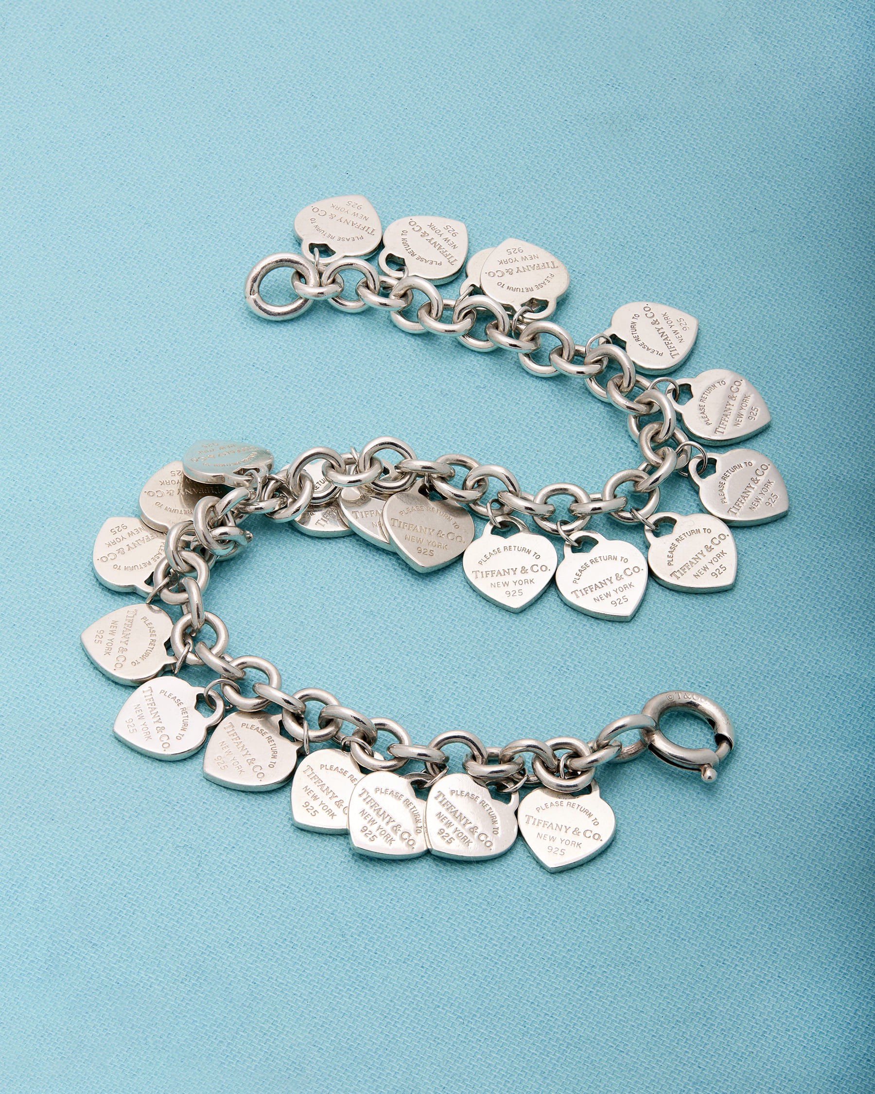 Bracciale return to tiffany multi-heart tag in argento-2