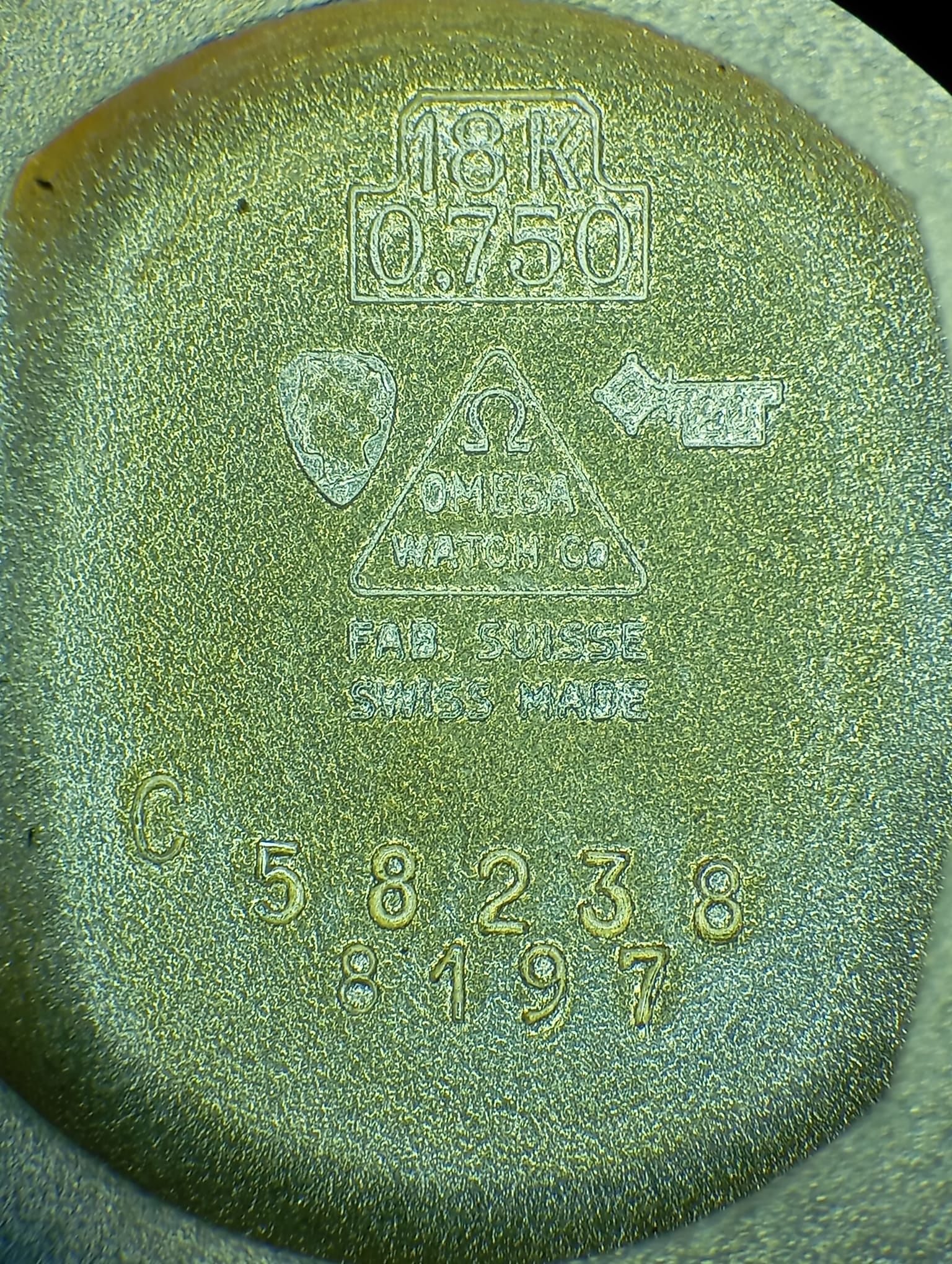 Omega de ville emerald manual yellow gold 18kt-6