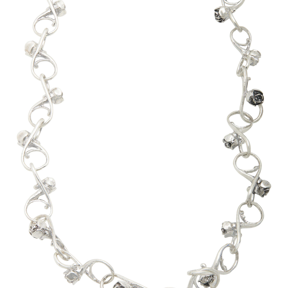 Collana ottaviani con rose in argento 925%-1