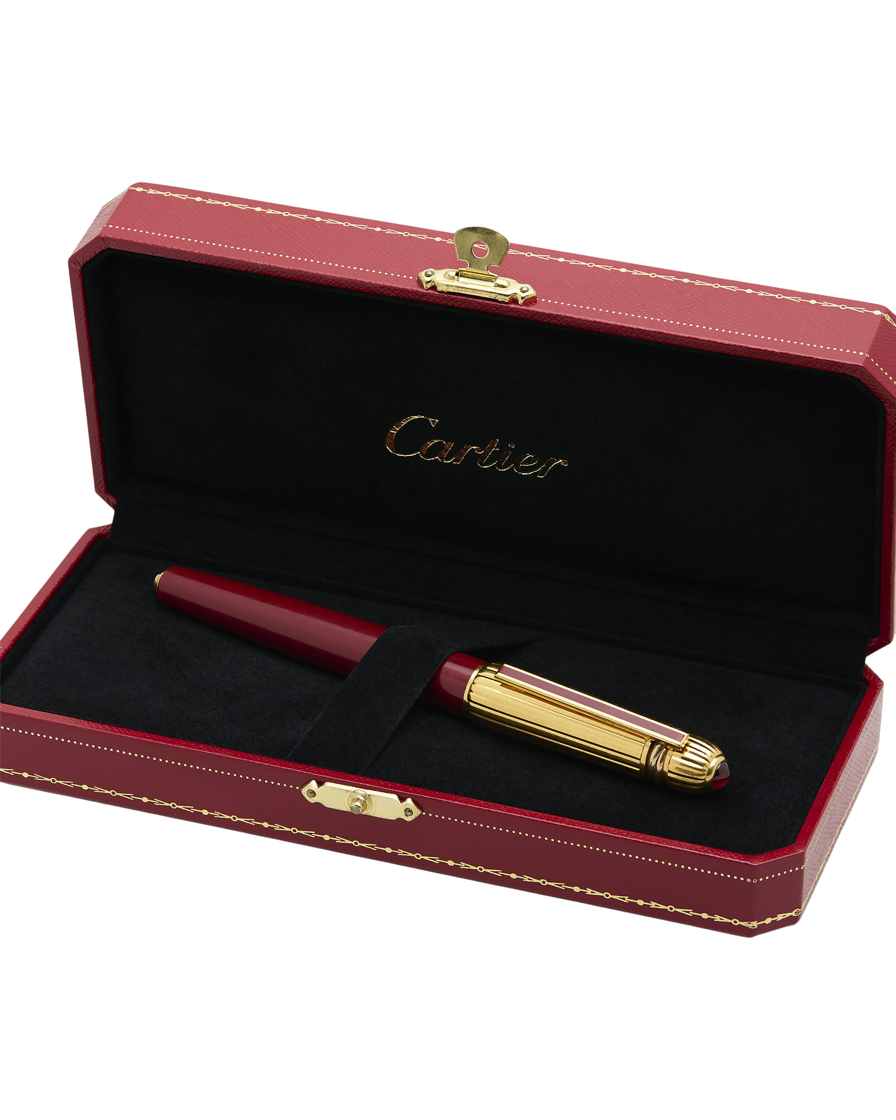 Penna sfera pasha de cartier trinity godron edizione limitata 1986-4