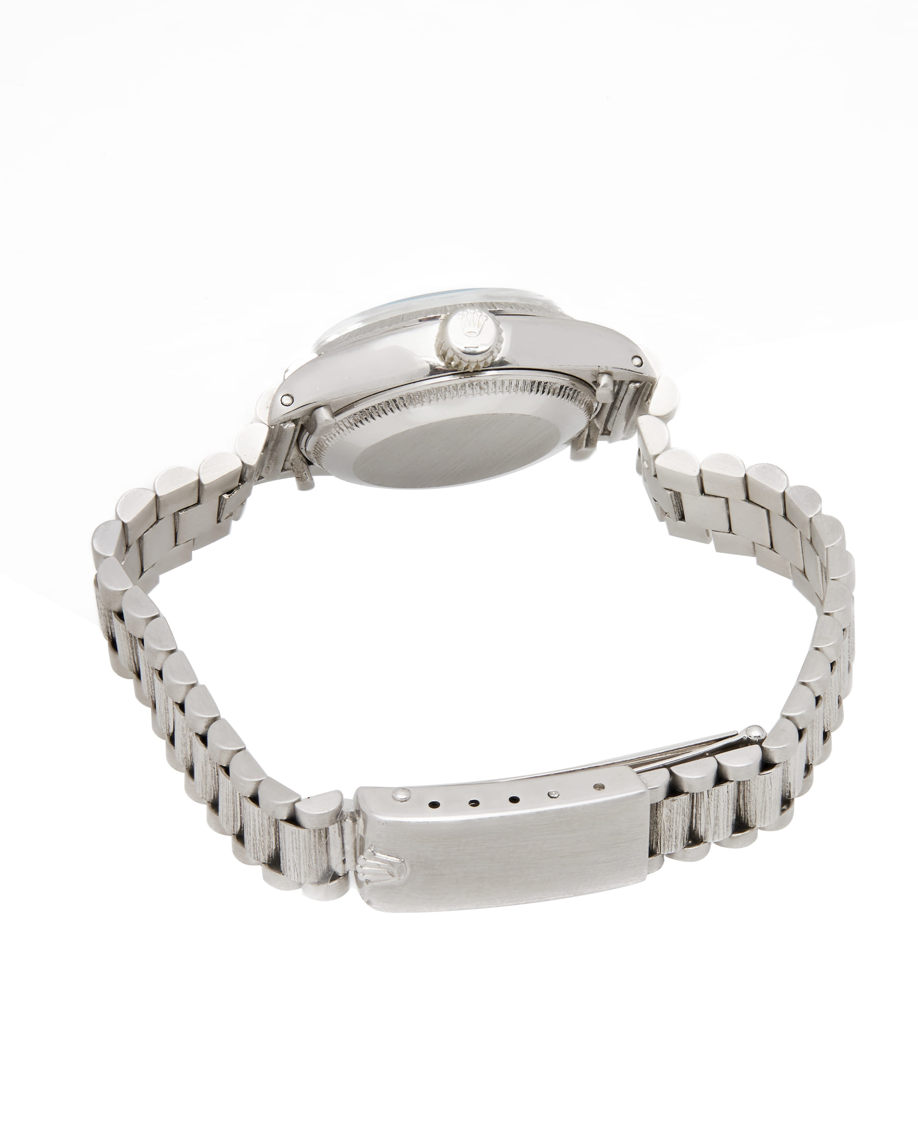 Rolex date lady president rare white gold corteccia 18kt ref 6927-5