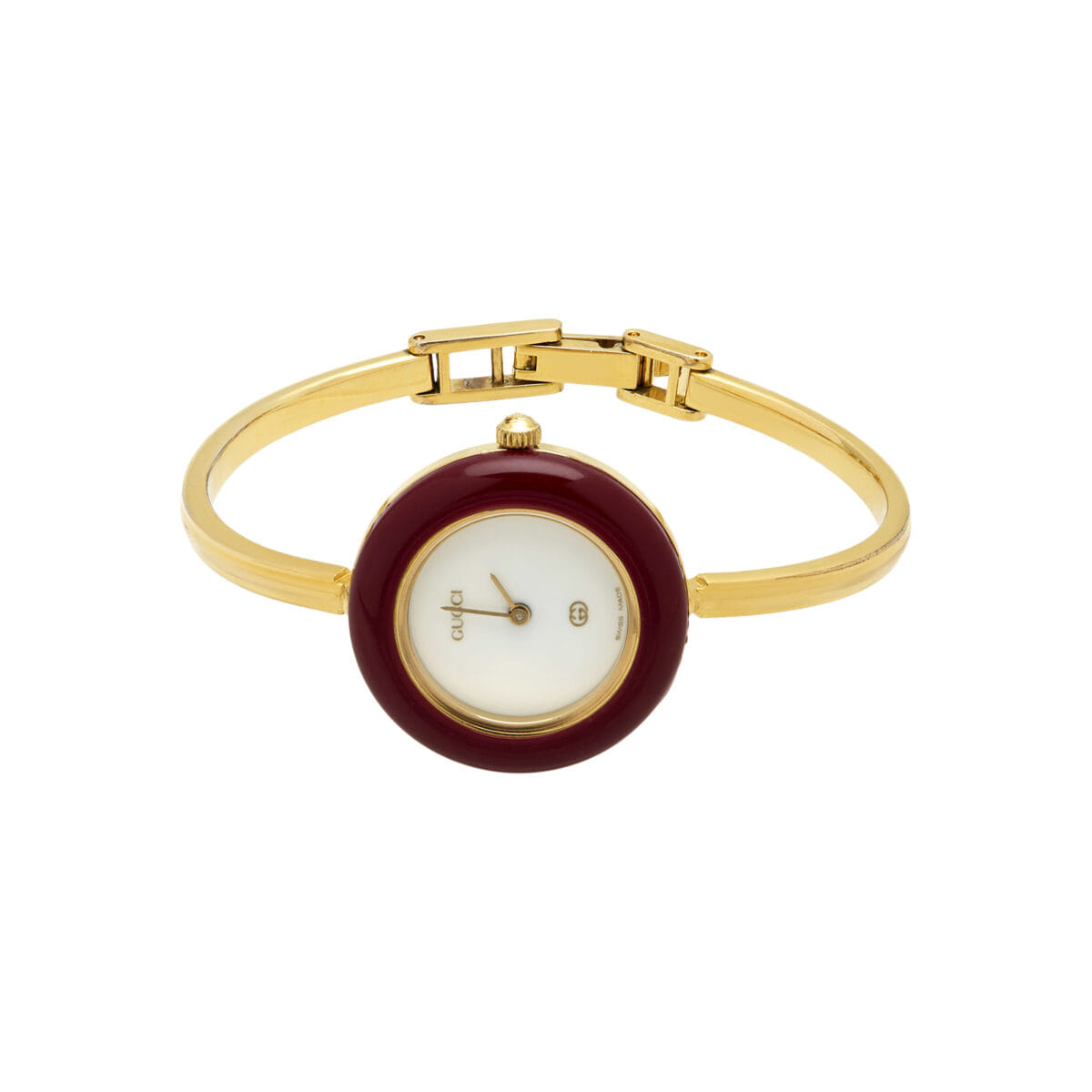 Gucci change bezel 11/12 quartz ladies-1