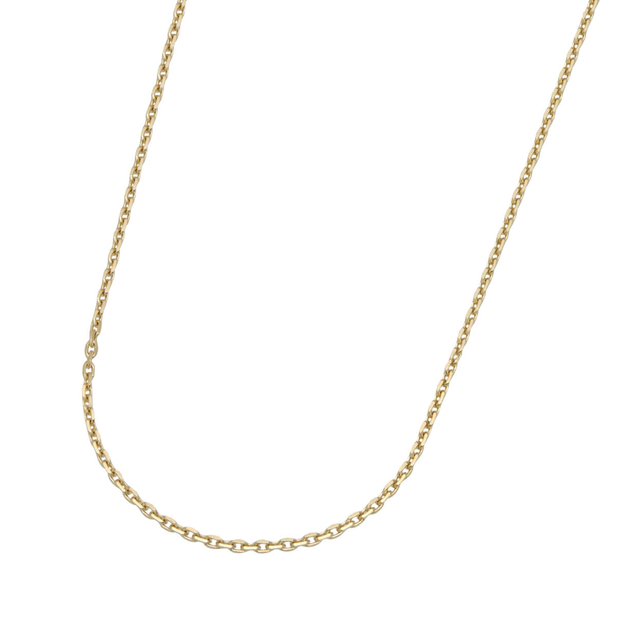 Collana mini maglia catena in oro giallo-1