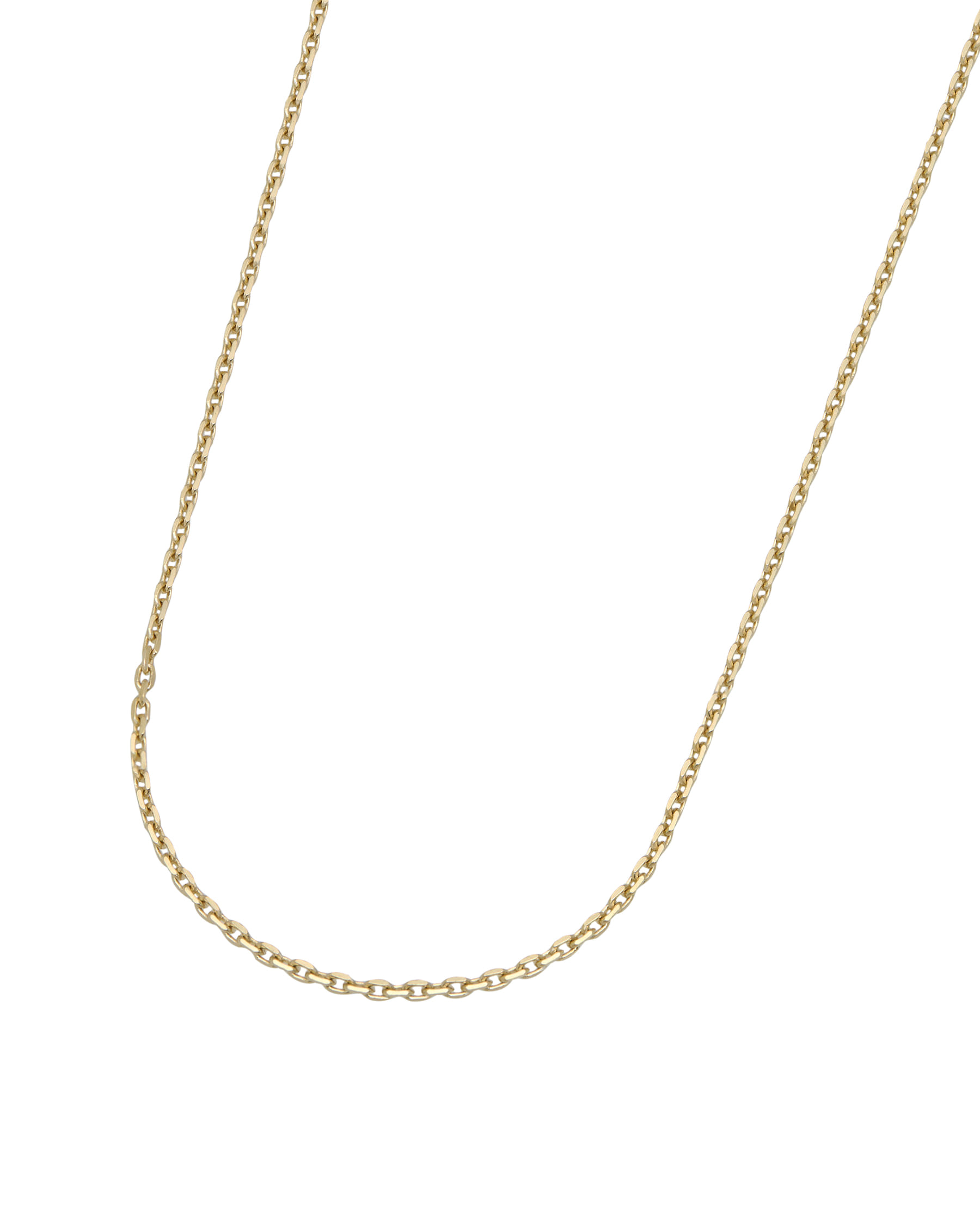 Collana mini maglia catena in oro giallo-1