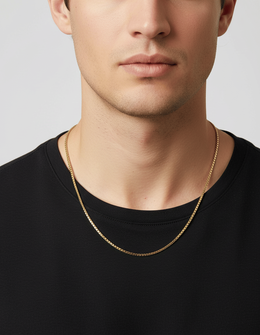 Collana veneziana grande in oro giallo-3