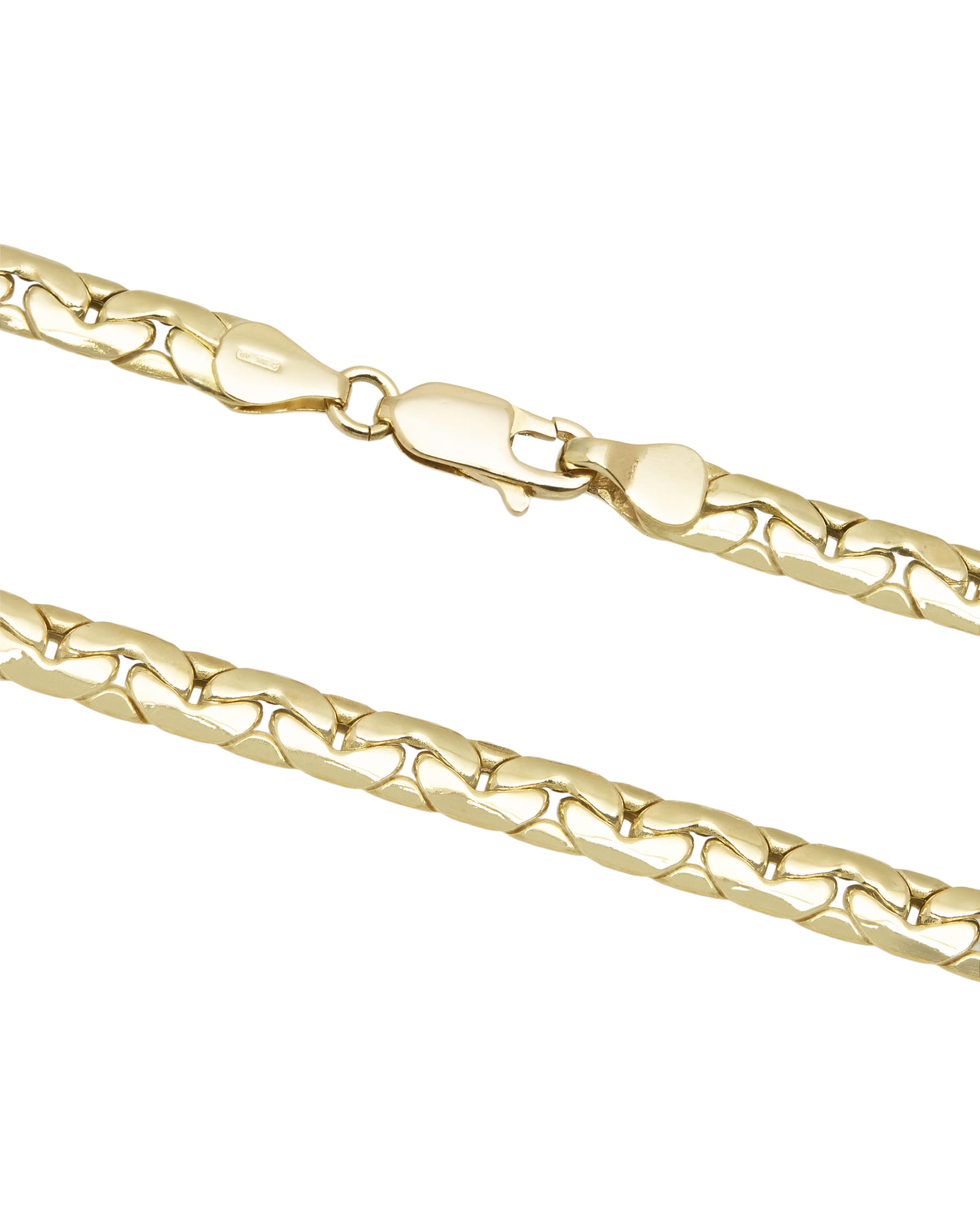 Collana maglia cobra in oro giallo 18 kt-2