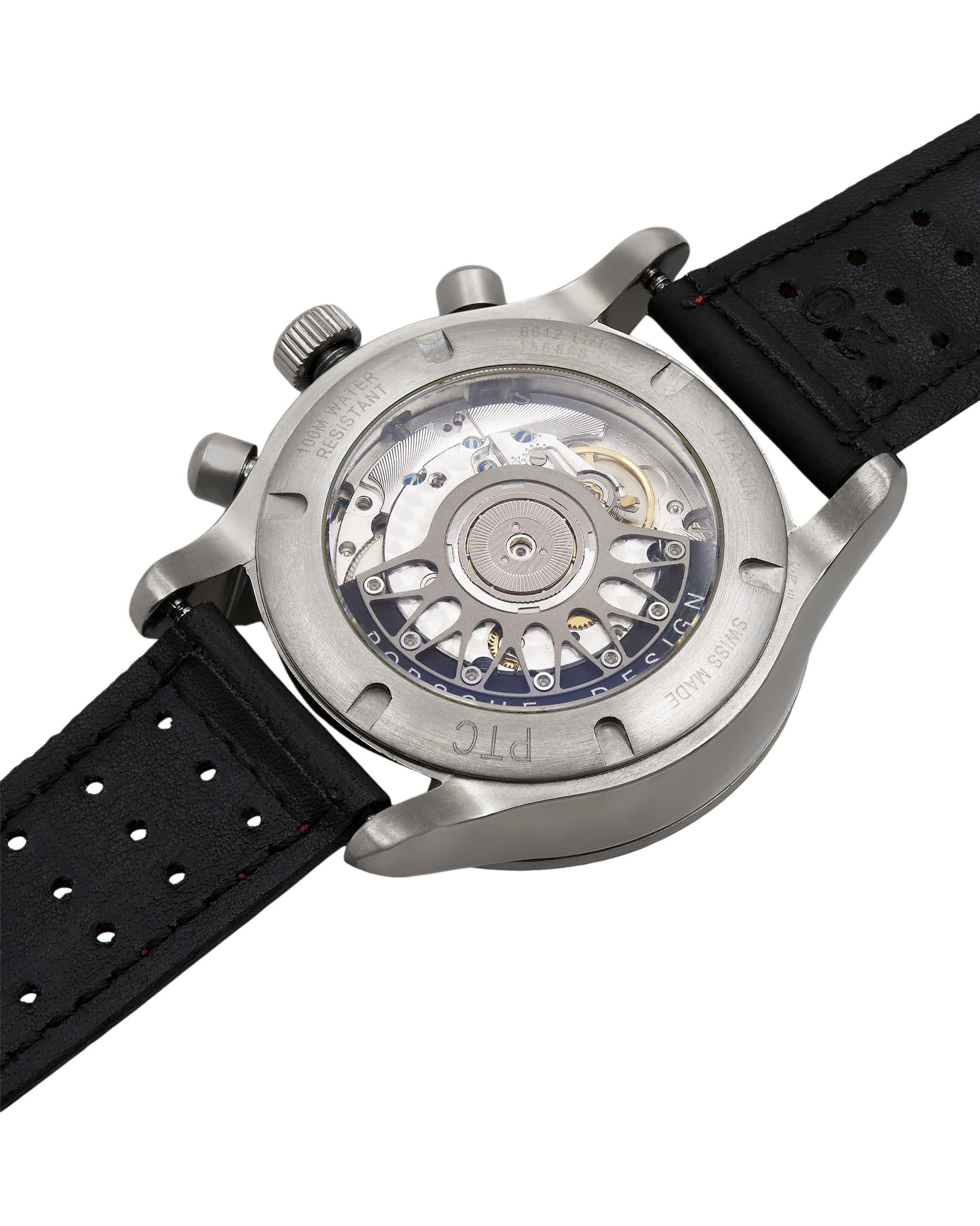 Porsche design dashboard chronograph titan automatik ref. 6612.11/1-5