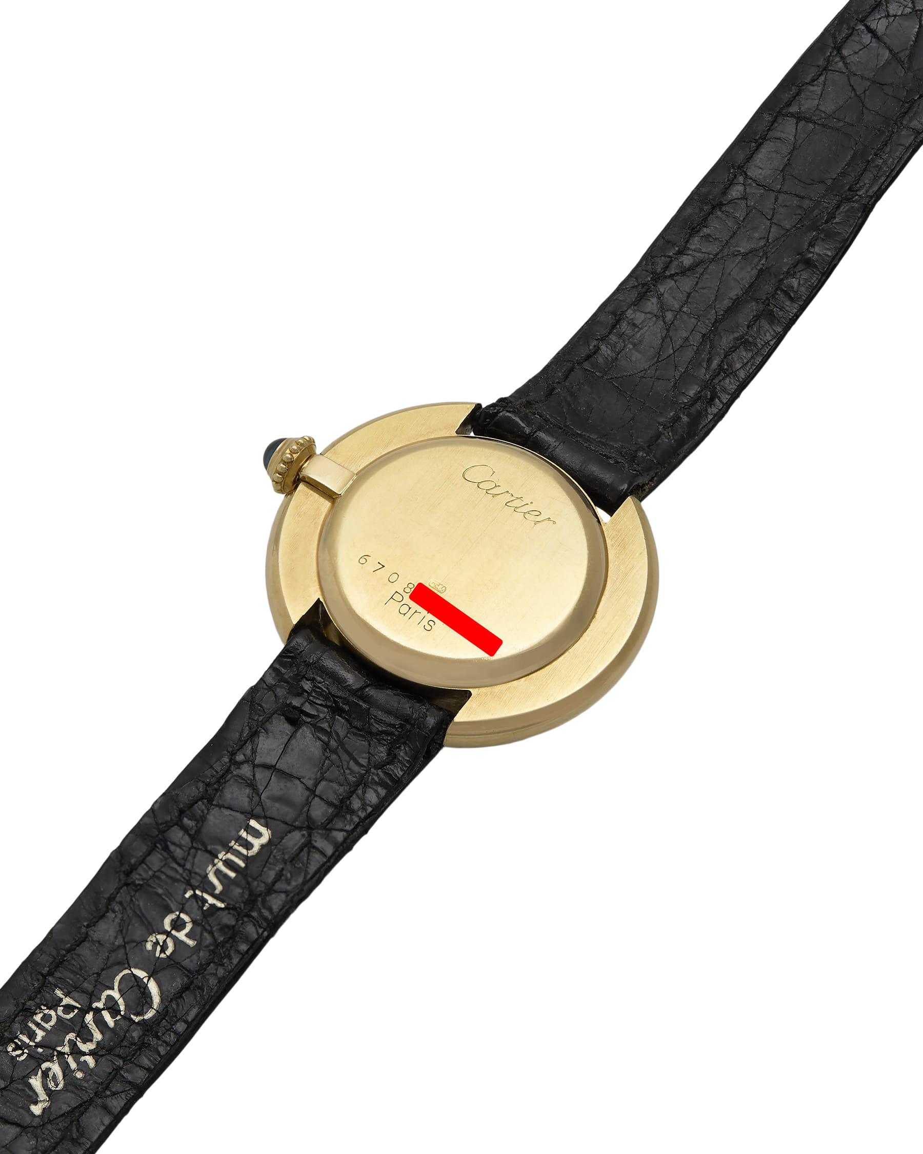 Cartier ellisse lady mecanique oro 18 kt ref 6708-5