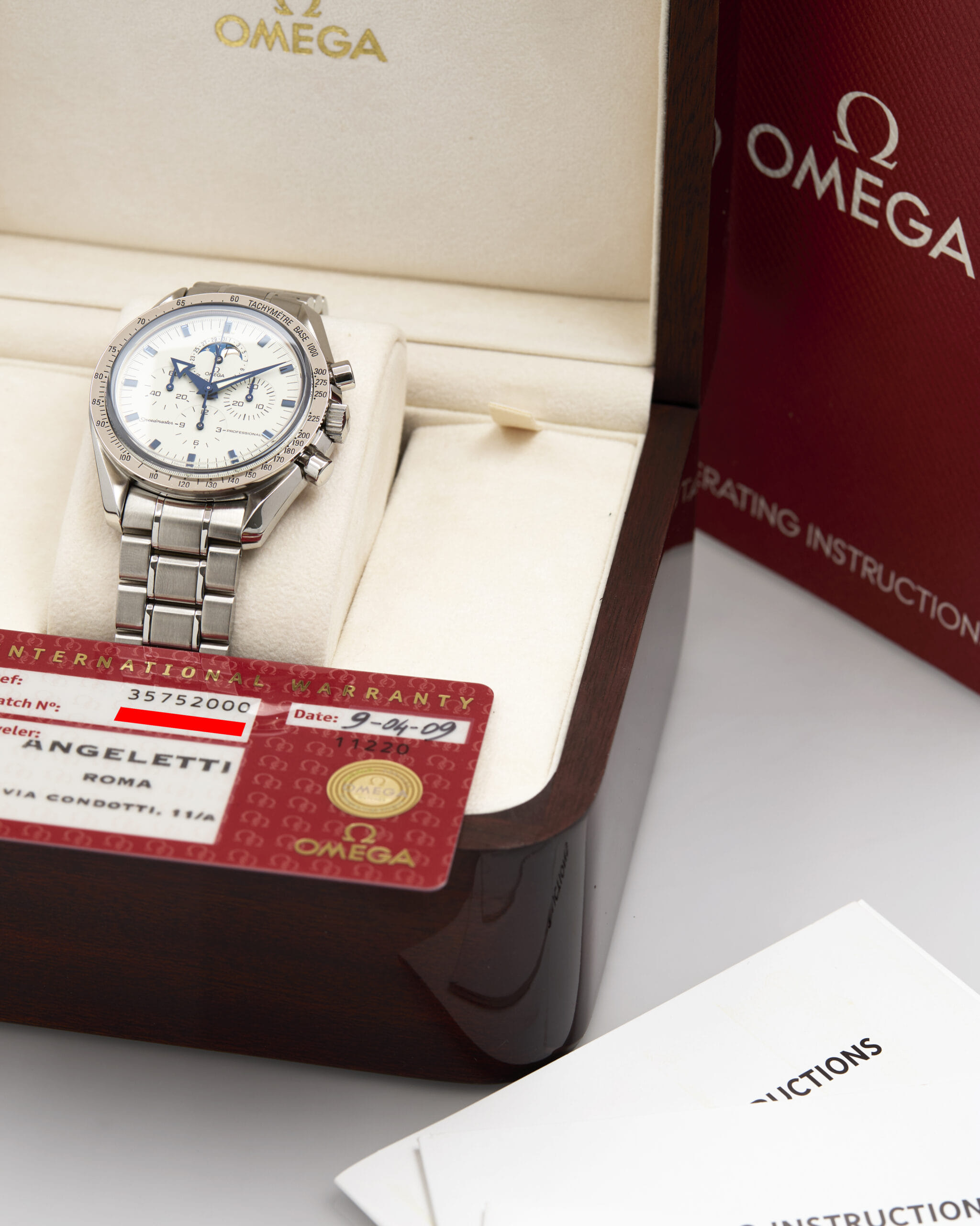 Omega speedmaster professional moonwatch moonphase broad arrow 3575.20.00-7