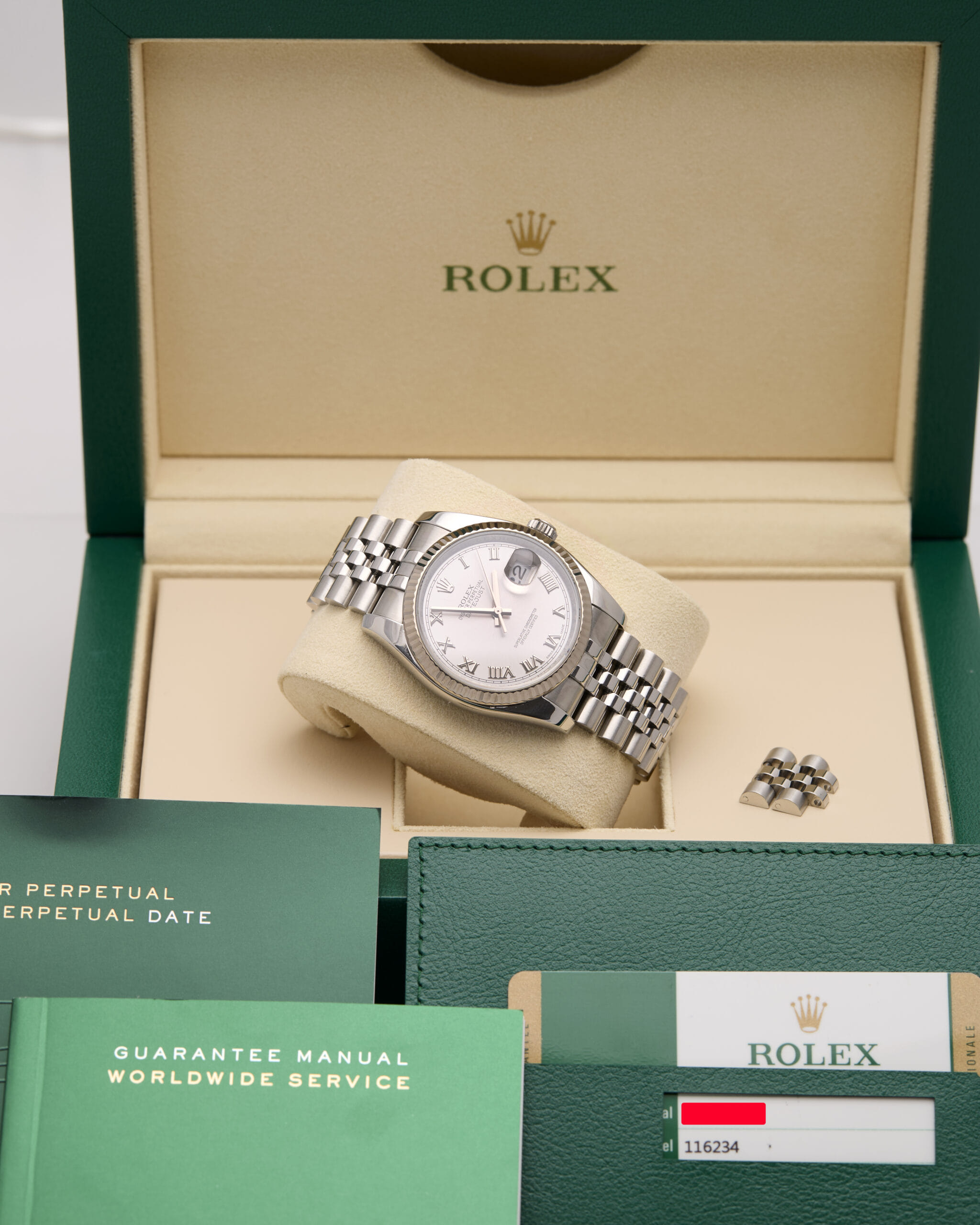 Rolex datejust 36 mm jubilee ref 116234 full set-6