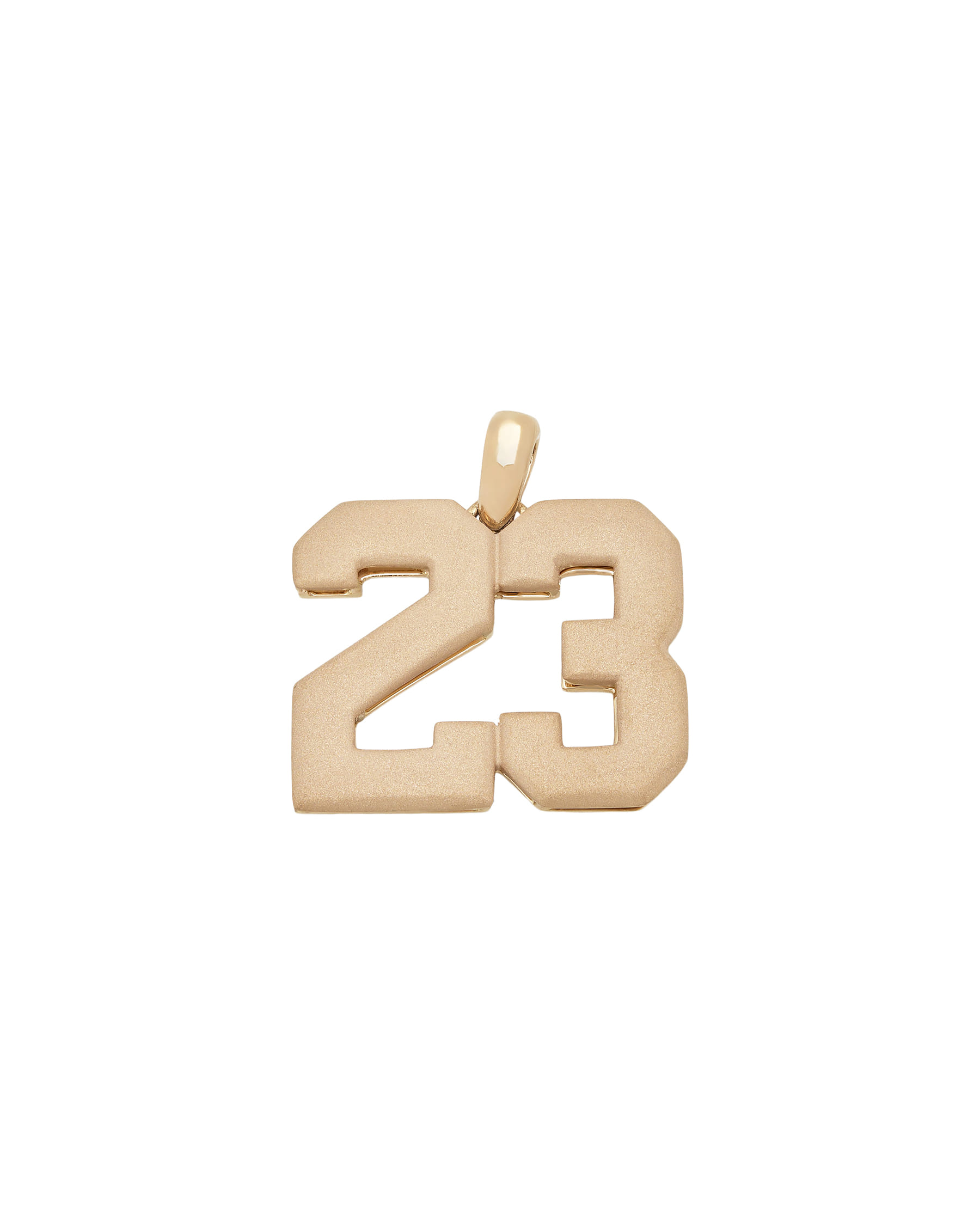 Ciondolo 23 michel jordan in oro rosa sabbiato e lucido-1