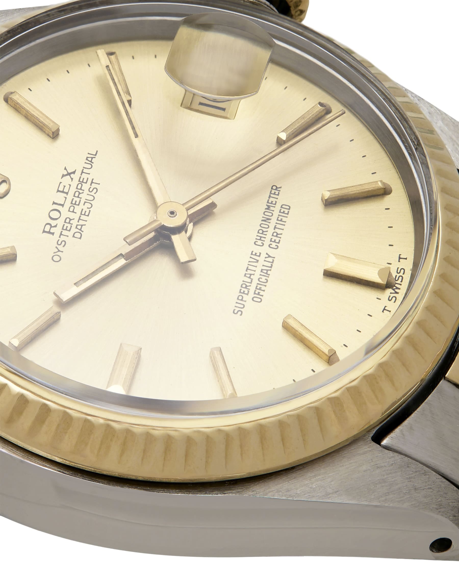 Rolex datejust 31mm medio steel gold ref 6827-2