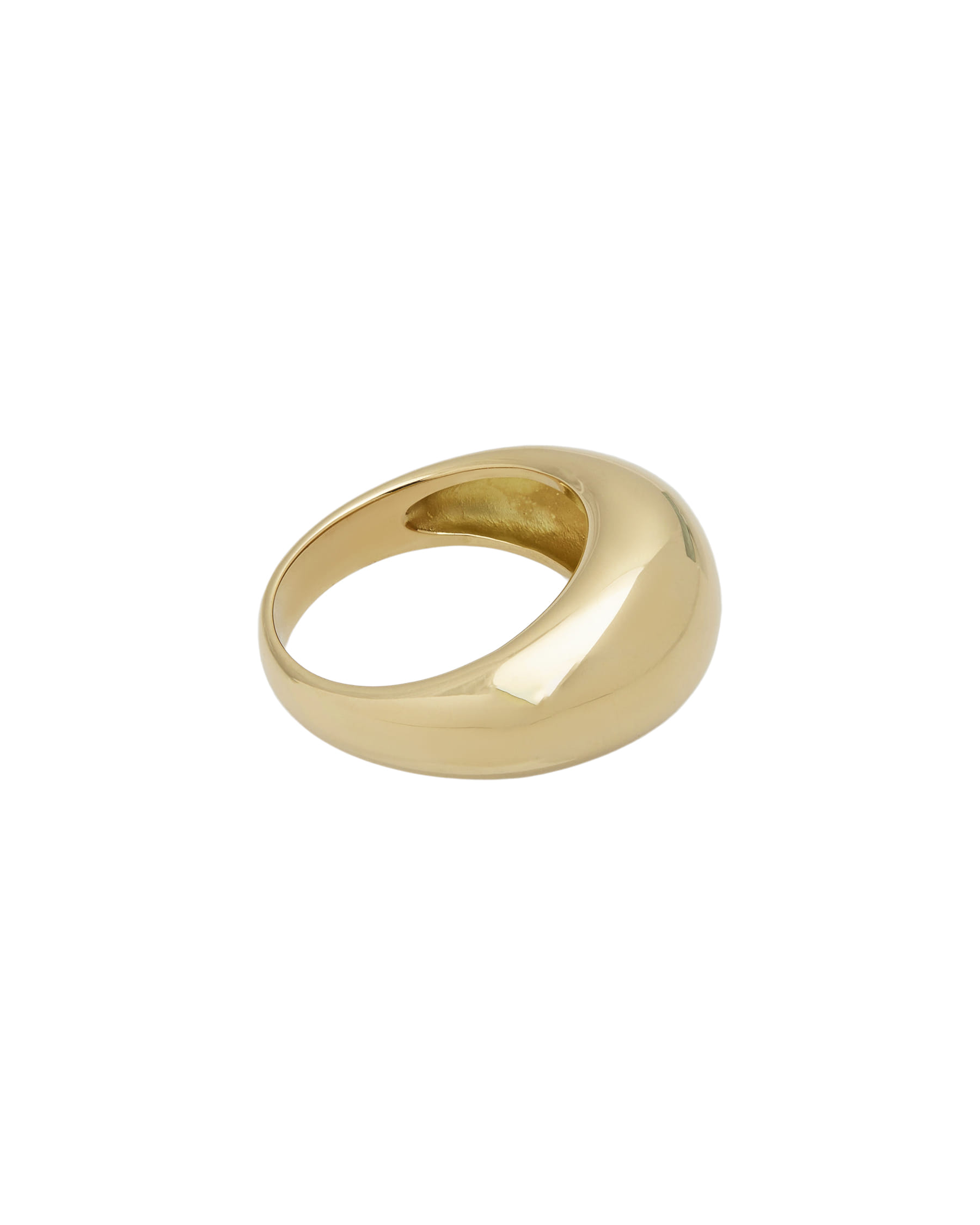 Anello fascia bombata in oro giallo 18 kt-2