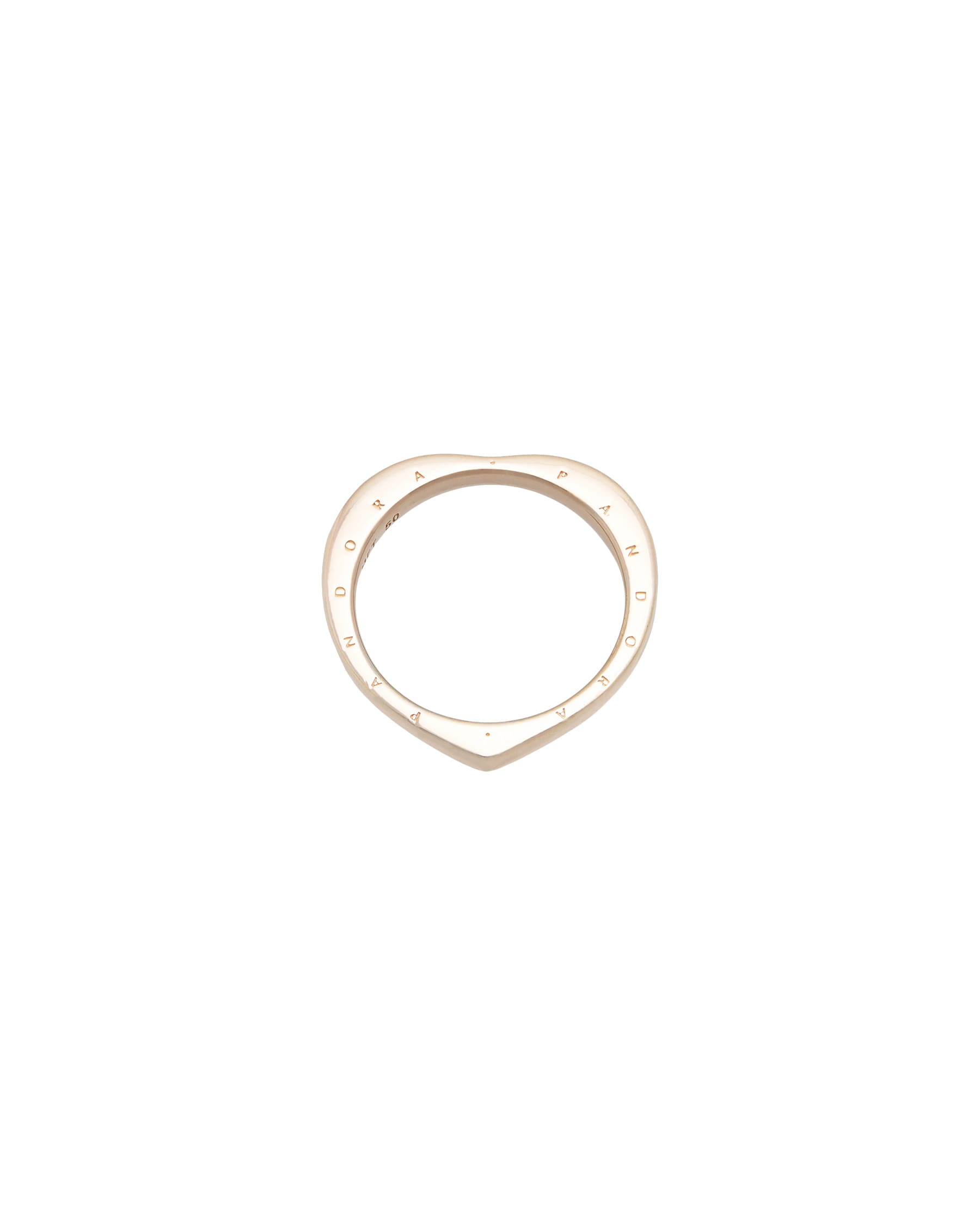 Anello cuore pandora forever in argento rosato-1