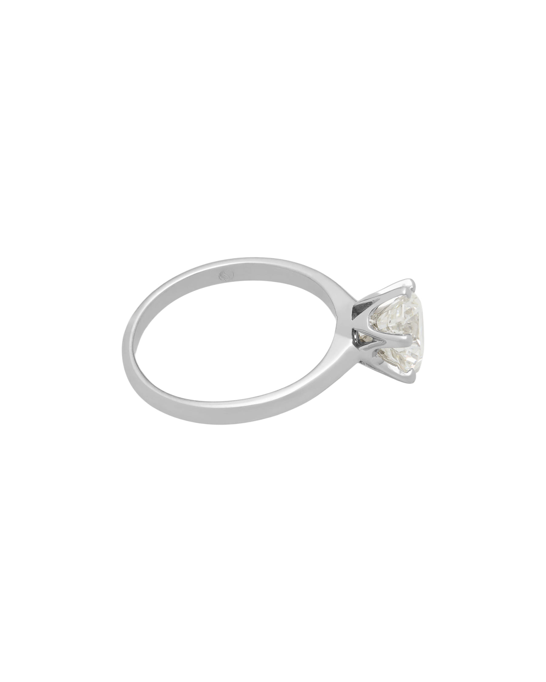 Anello solitario oro bianco 1,50 ct-2