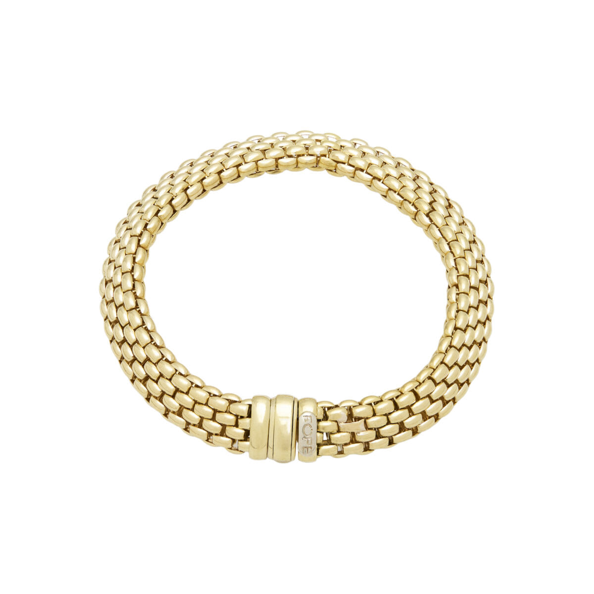 Bracciale fope kaleida in oro giallo 18 kt-1