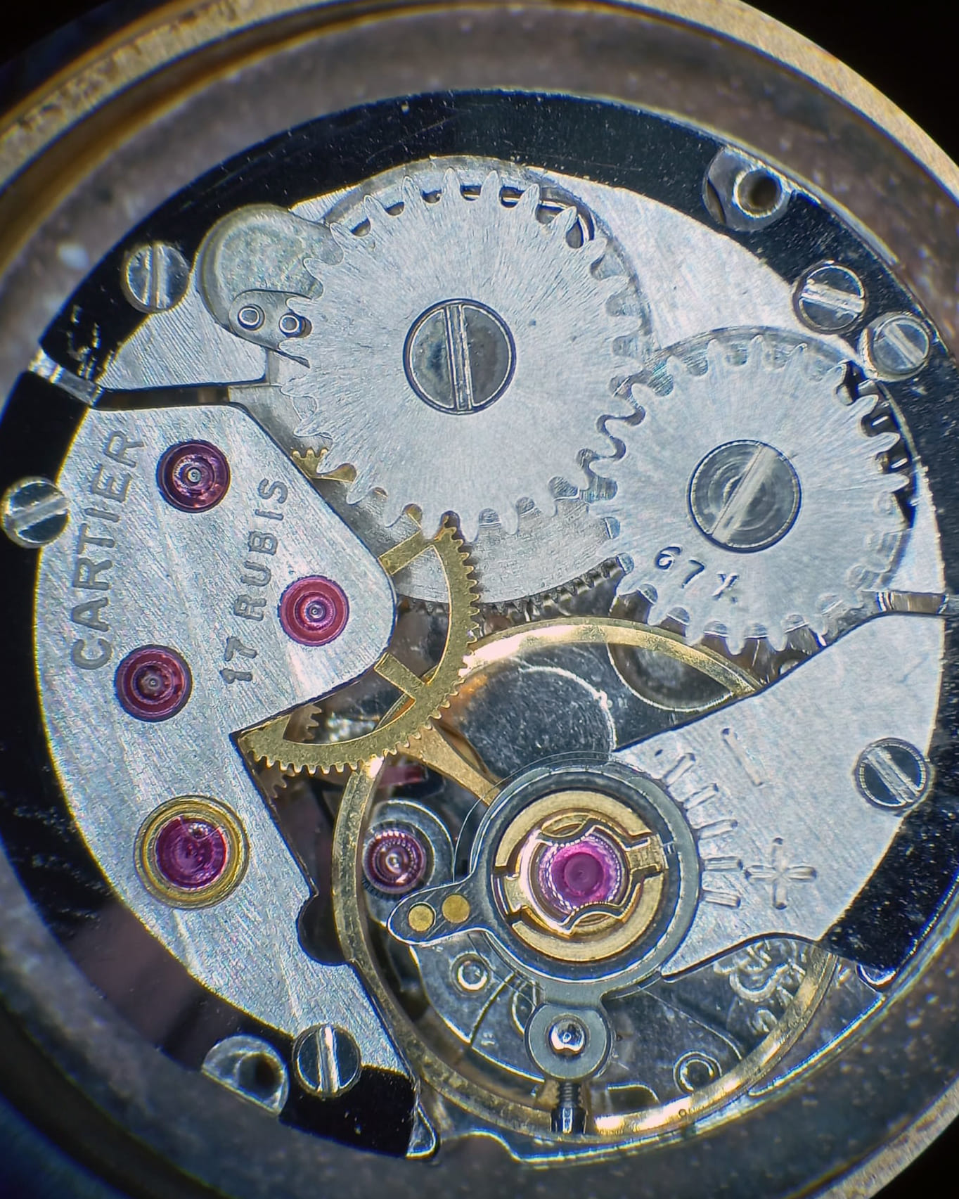 Cartier ellisse lady mecanique oro 18 kt ref 6708-9