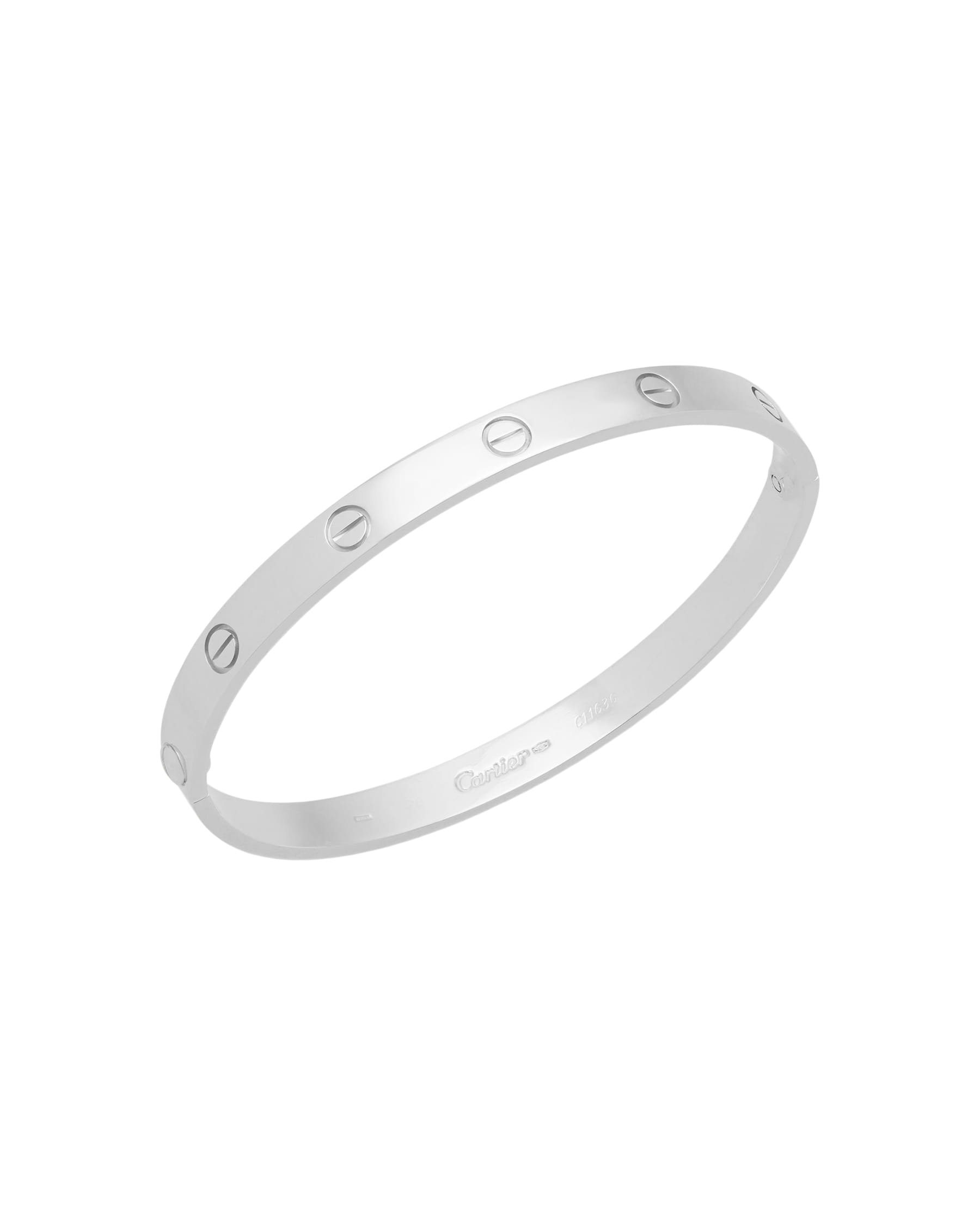 Bracciale cartier love oro bianco larghezza 6,3mm-1