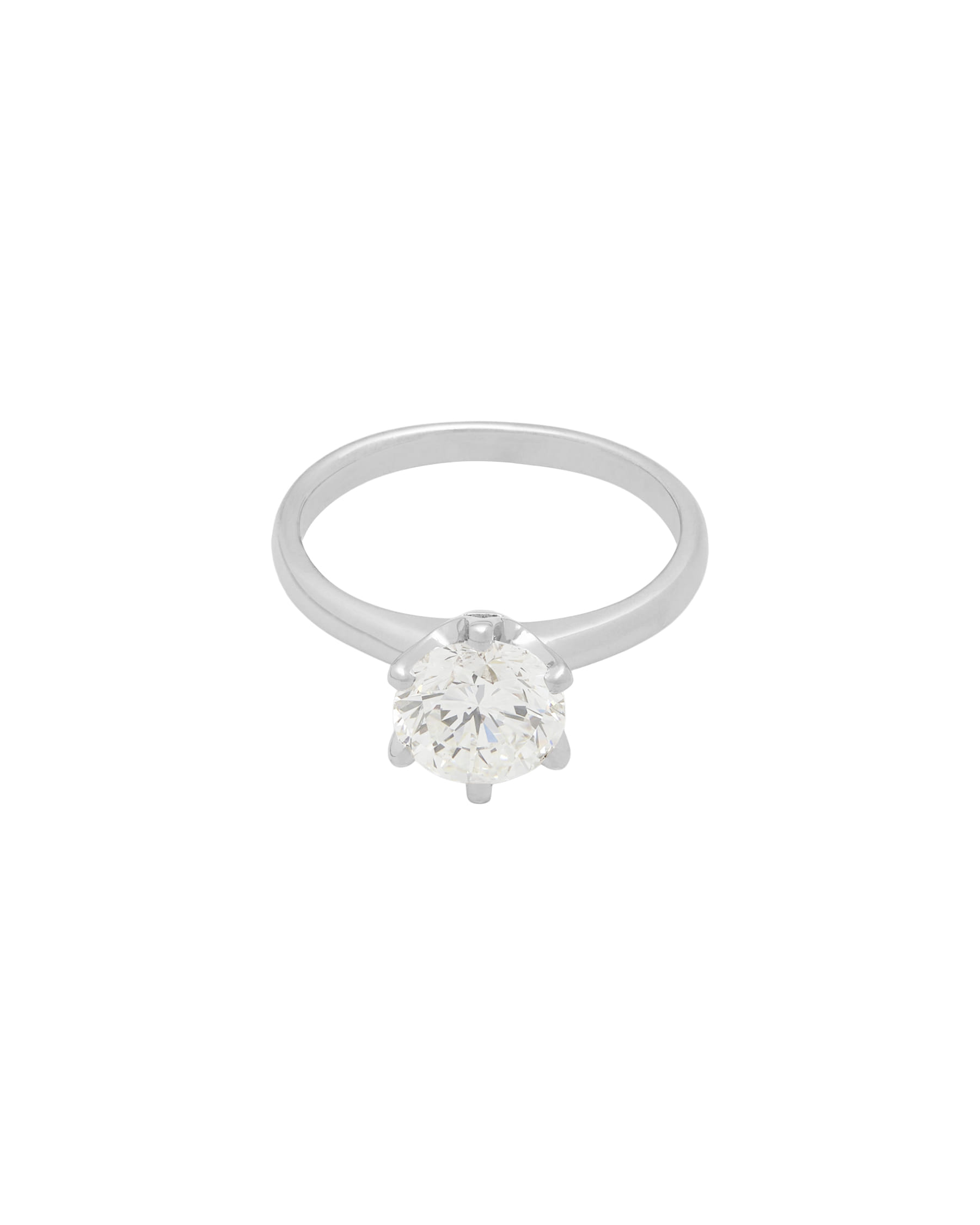 Anello solitario oro bianco 1,50 ct-1