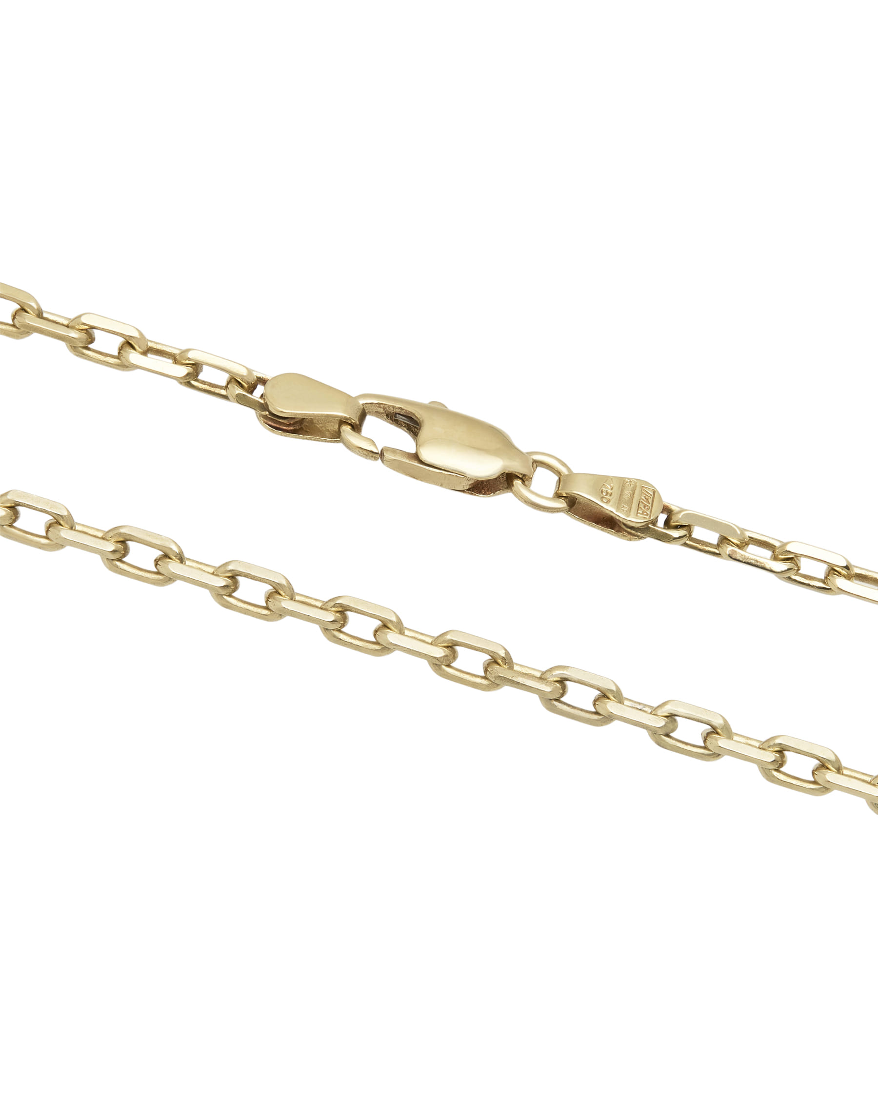 Collana maglia catena in oro giallo 18 kt-2