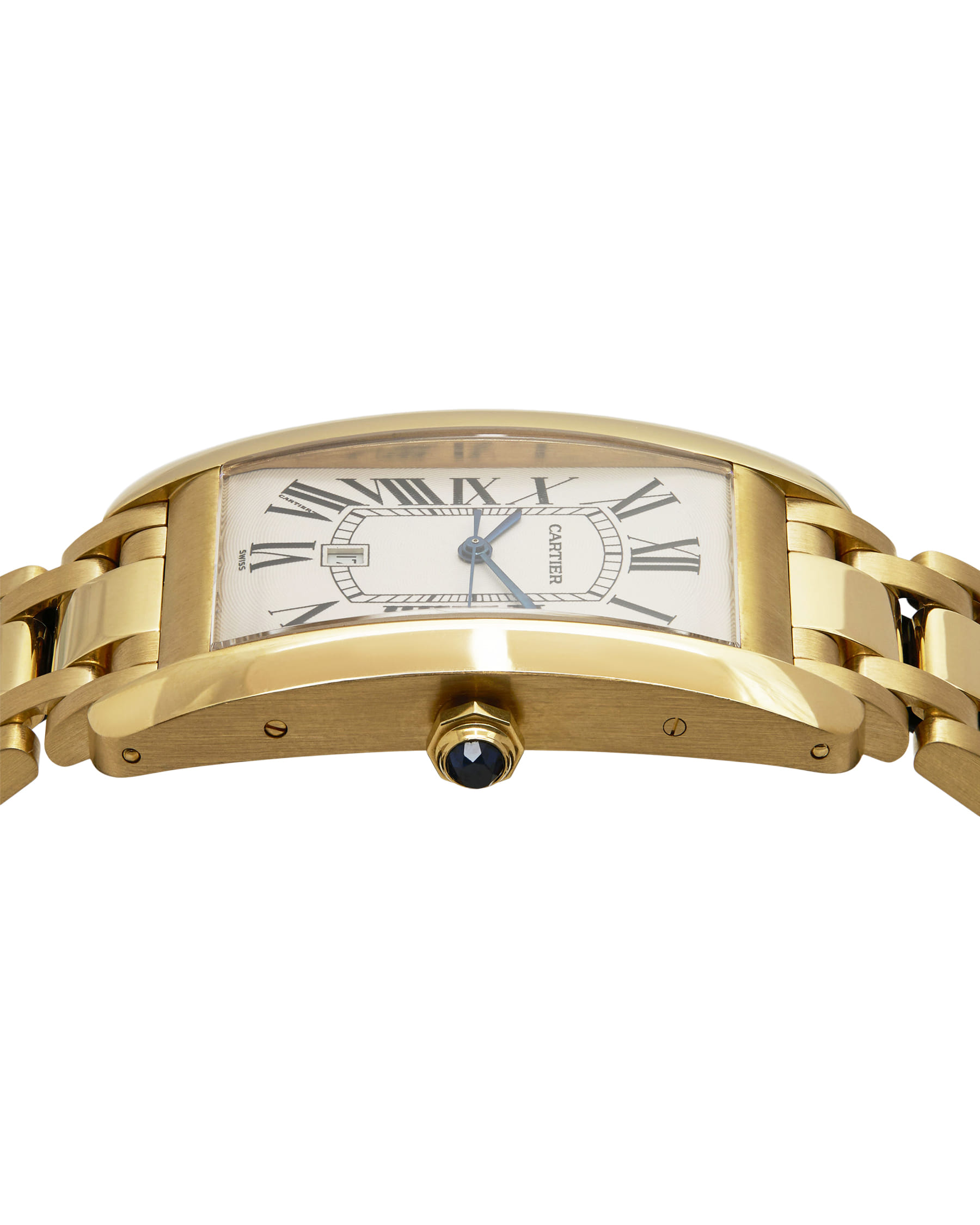 Tank américaine large automatic 18kt ref 1740-4