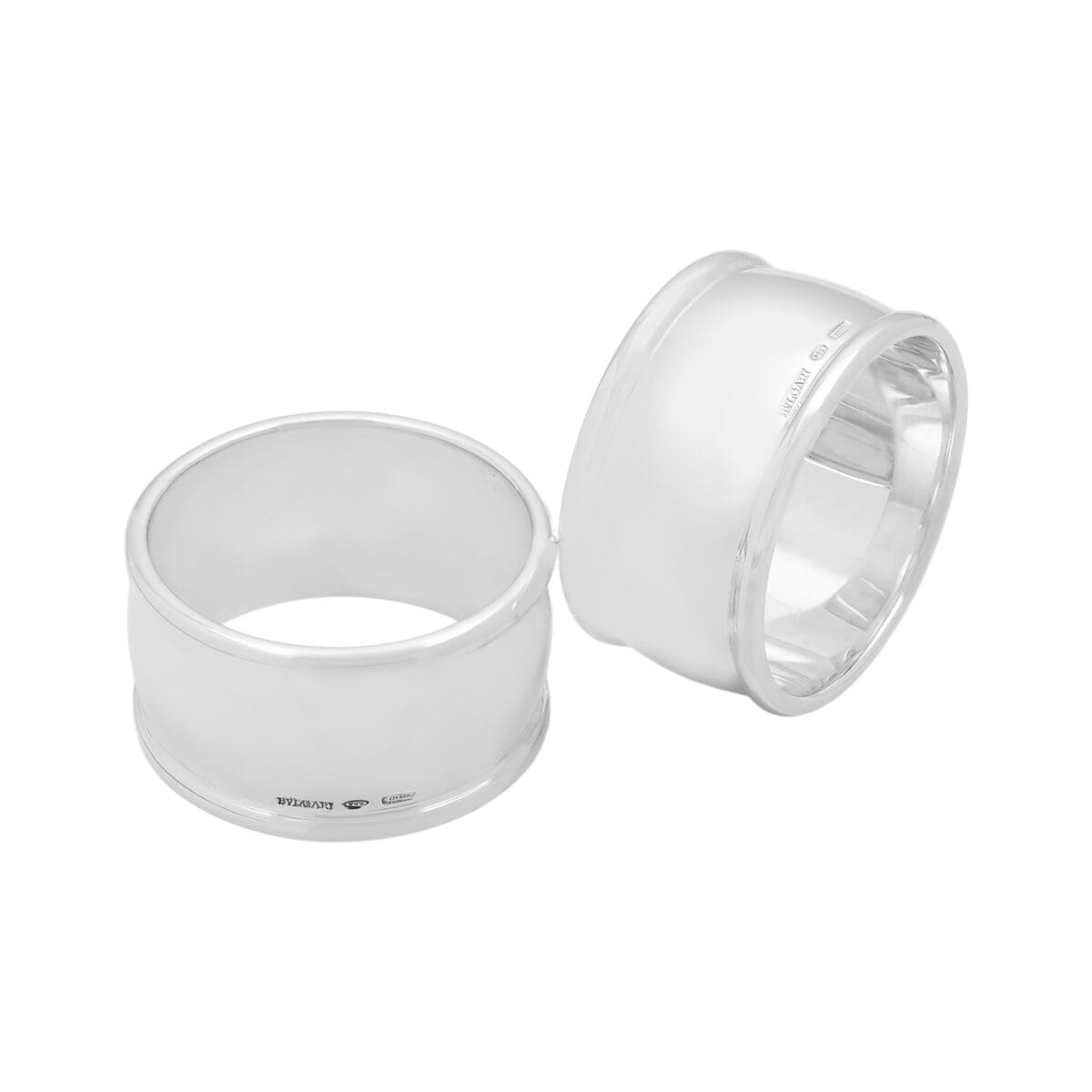 Porta tovaglioli bulgari in argento 925%-1