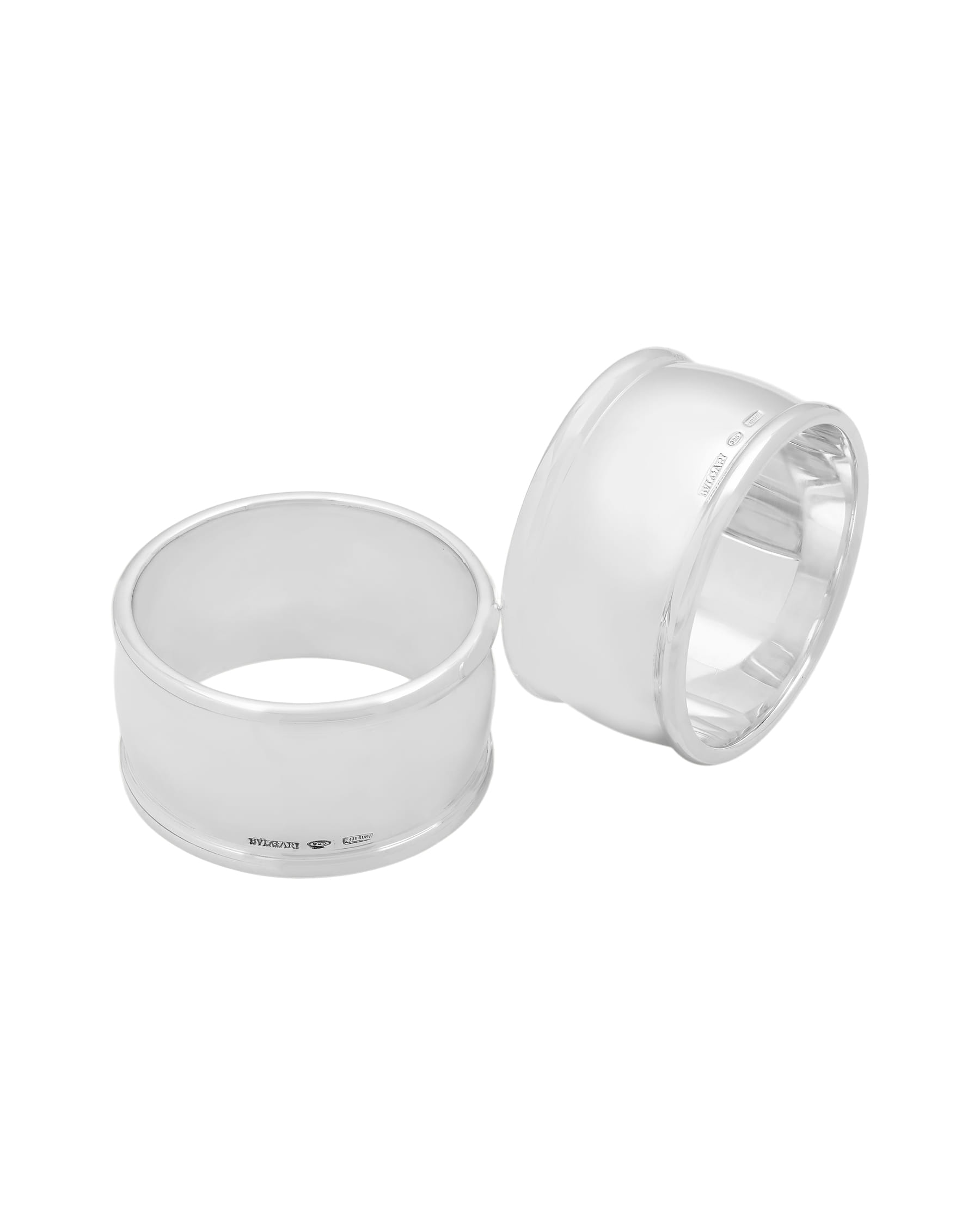 Porta tovaglioli bulgari in argento 925%-1