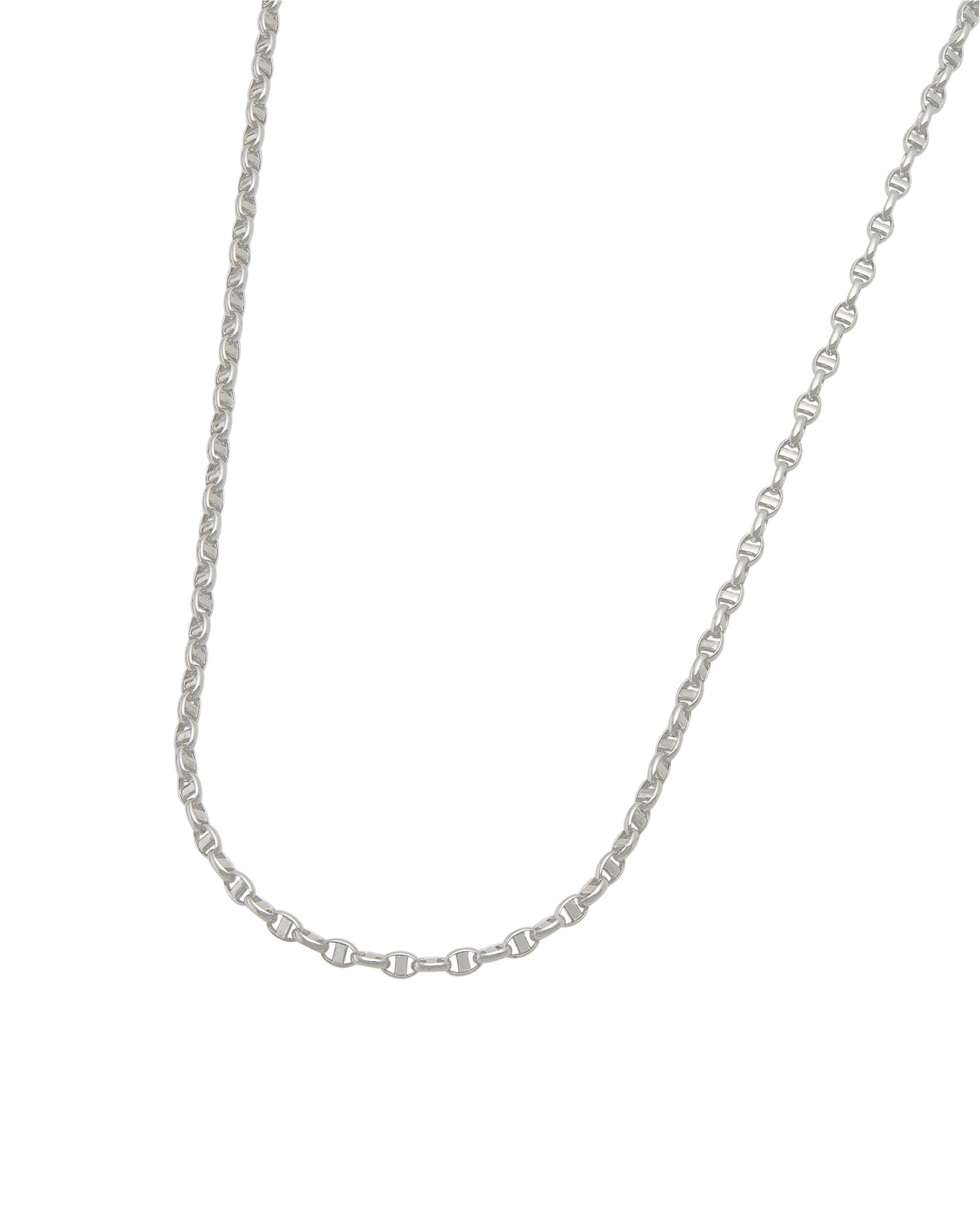 Collana maglia marinara in oro bianco 18 kt-1