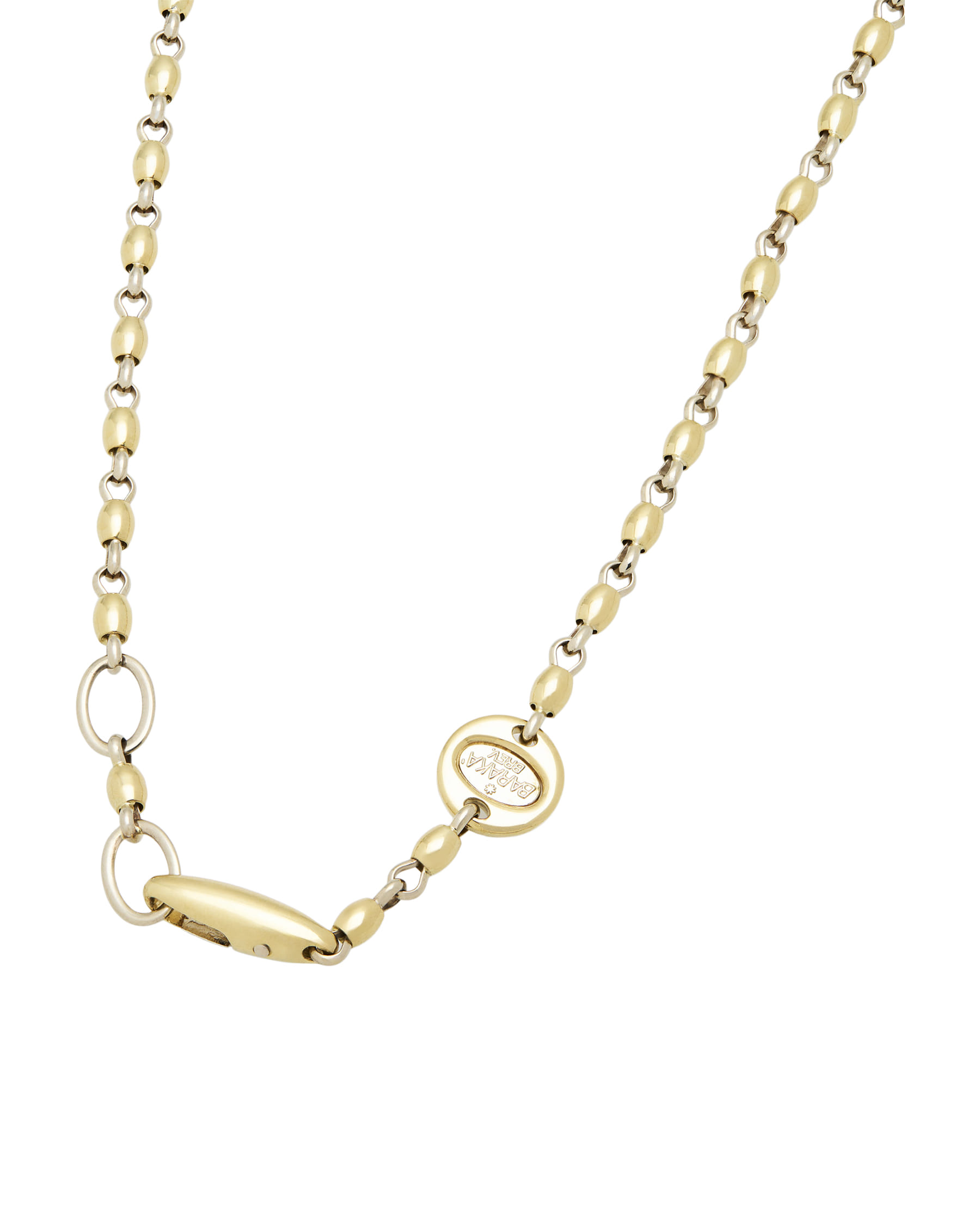 Collana baraka’ in oro giallo e bianco-1