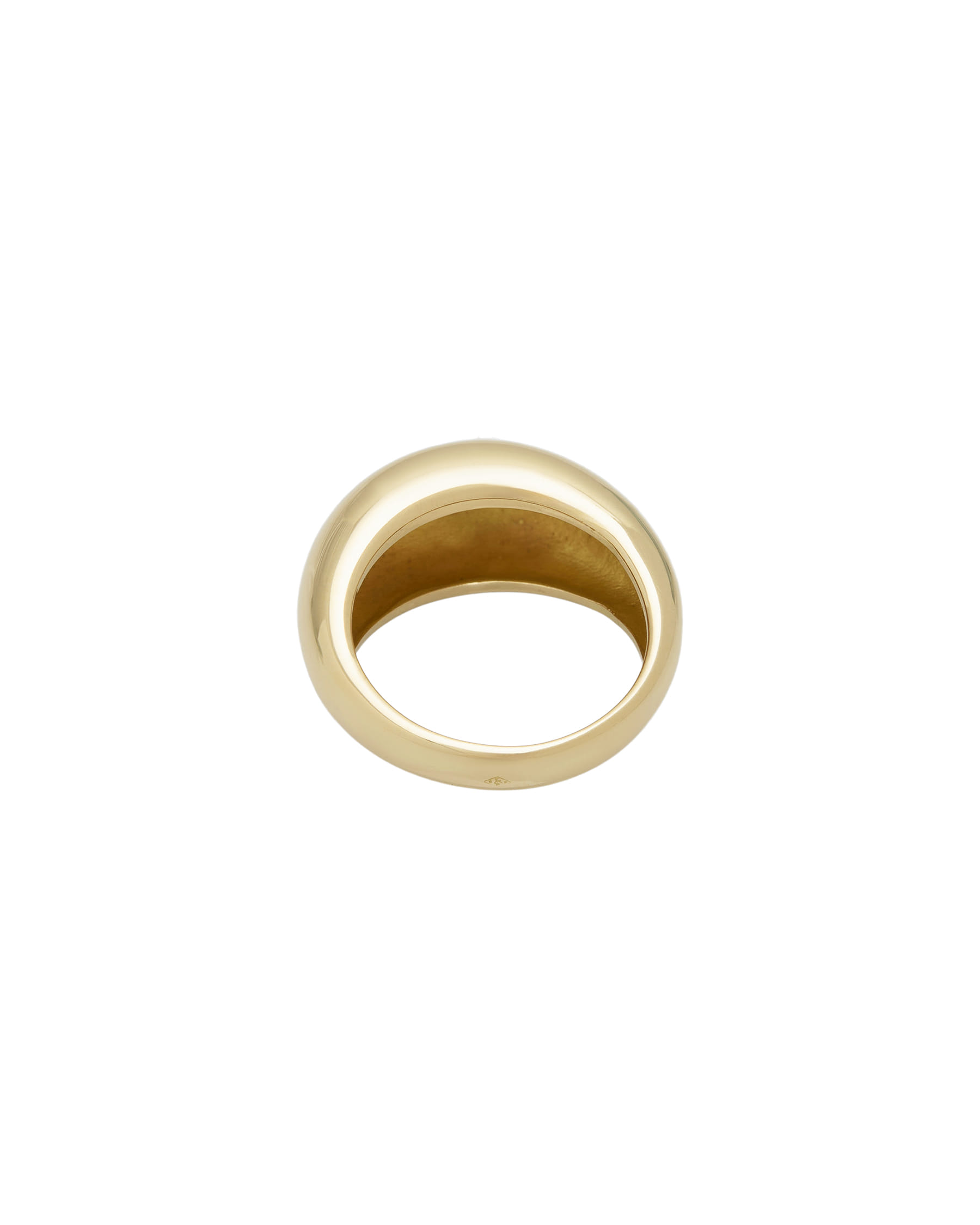 Anello fascia bombata in oro giallo 18 kt-3