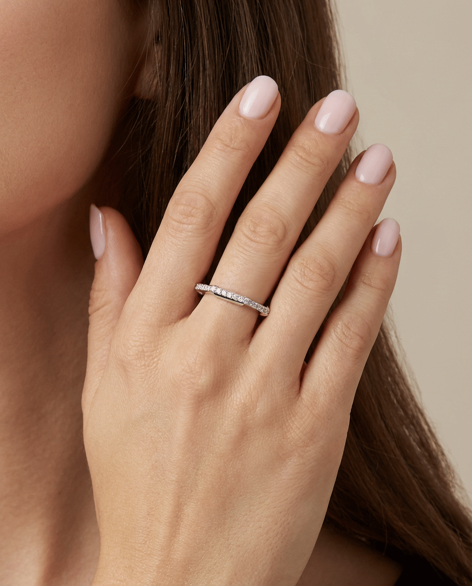 Anello gucci link to love con diamanti oro 18 kt-4