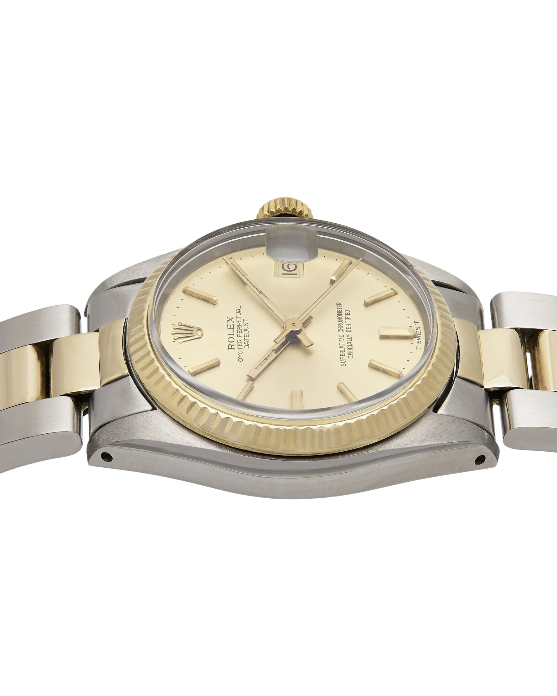 Rolex datejust 31mm medio steel gold ref 6827-3
