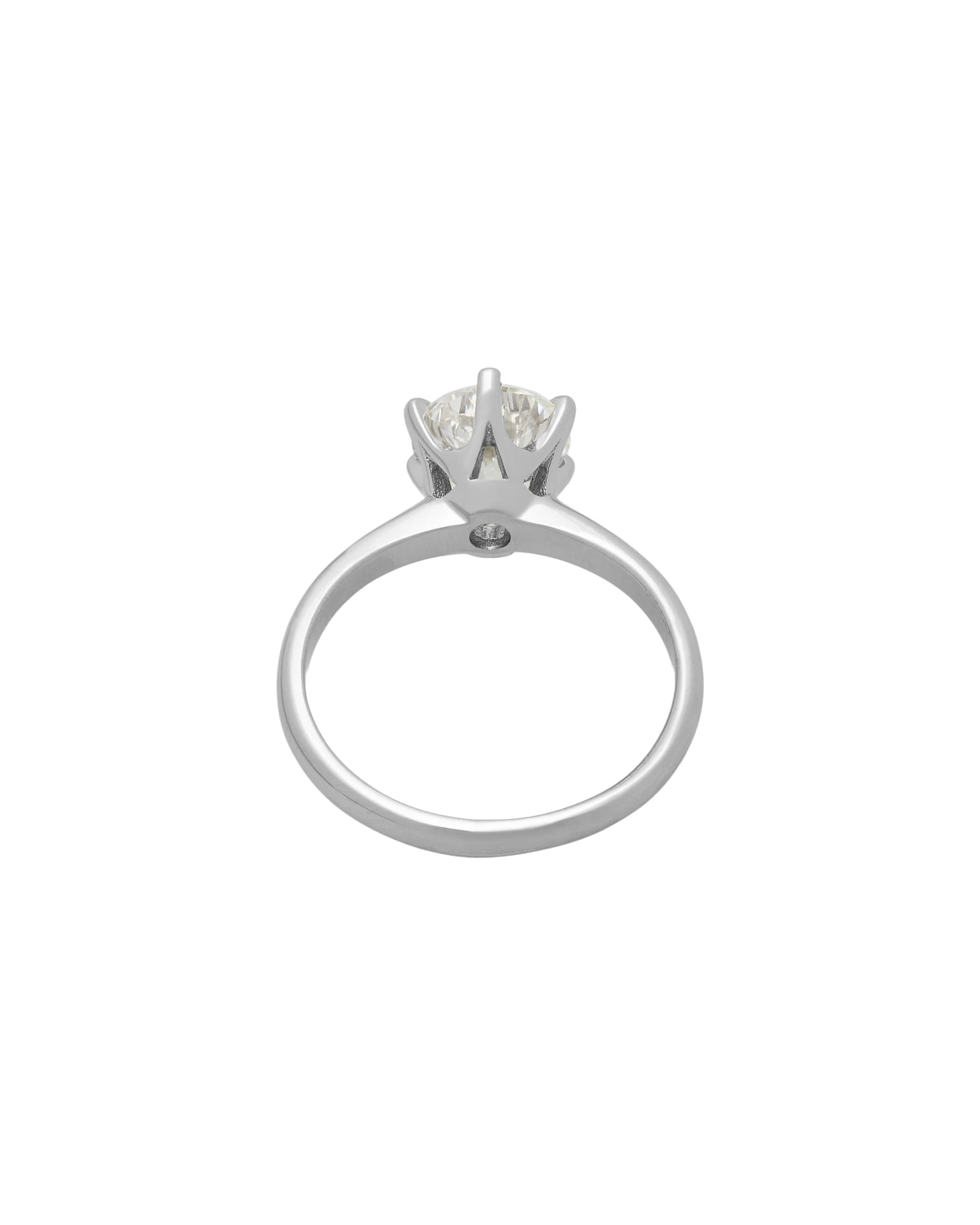 Anello solitario oro bianco 1,50 ct-3