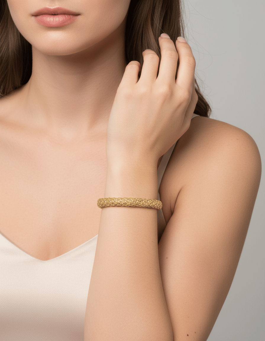 Bracciale fratelli filippini in oro giallo 18 kt-3