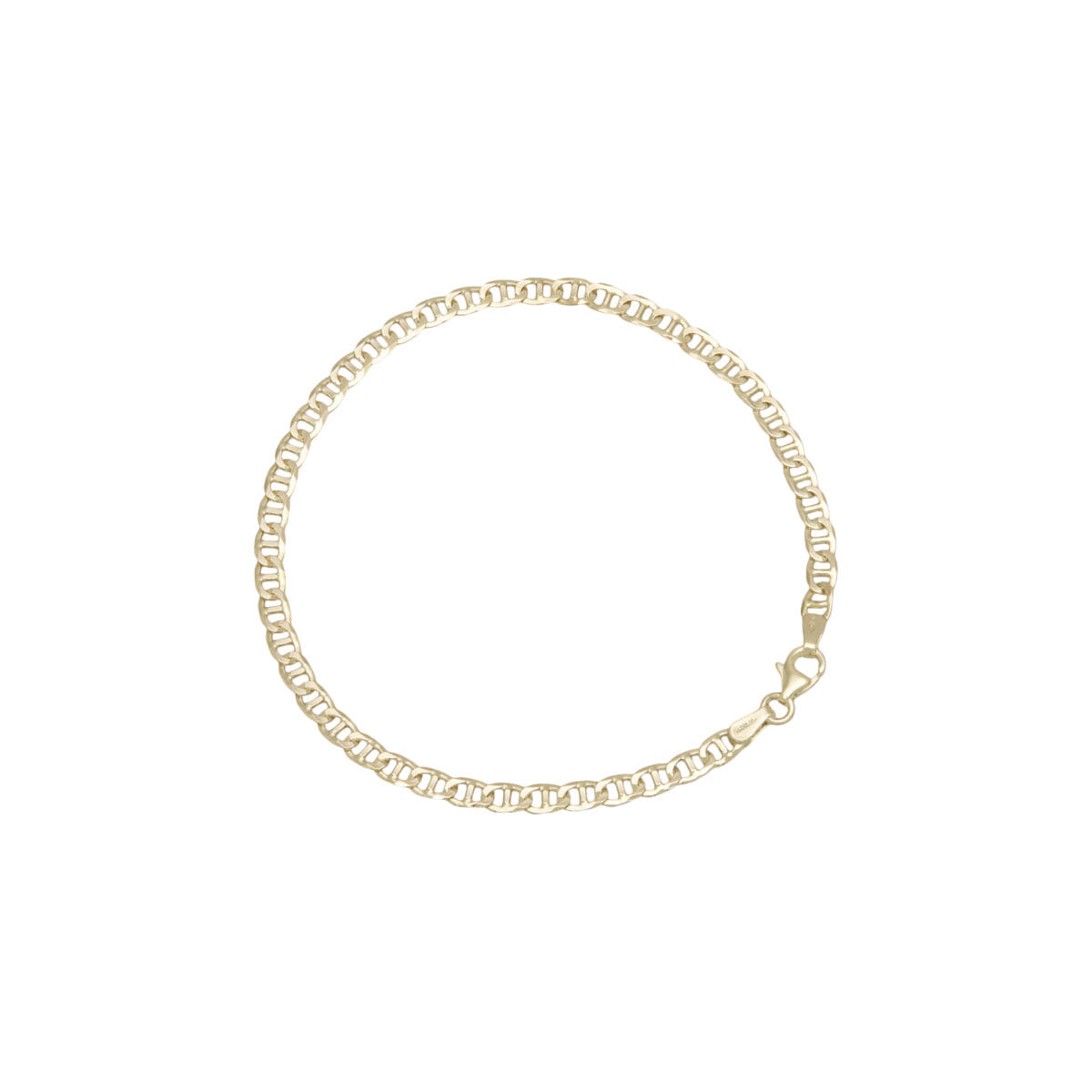 Bracciale maglia marina in oro giallo-1