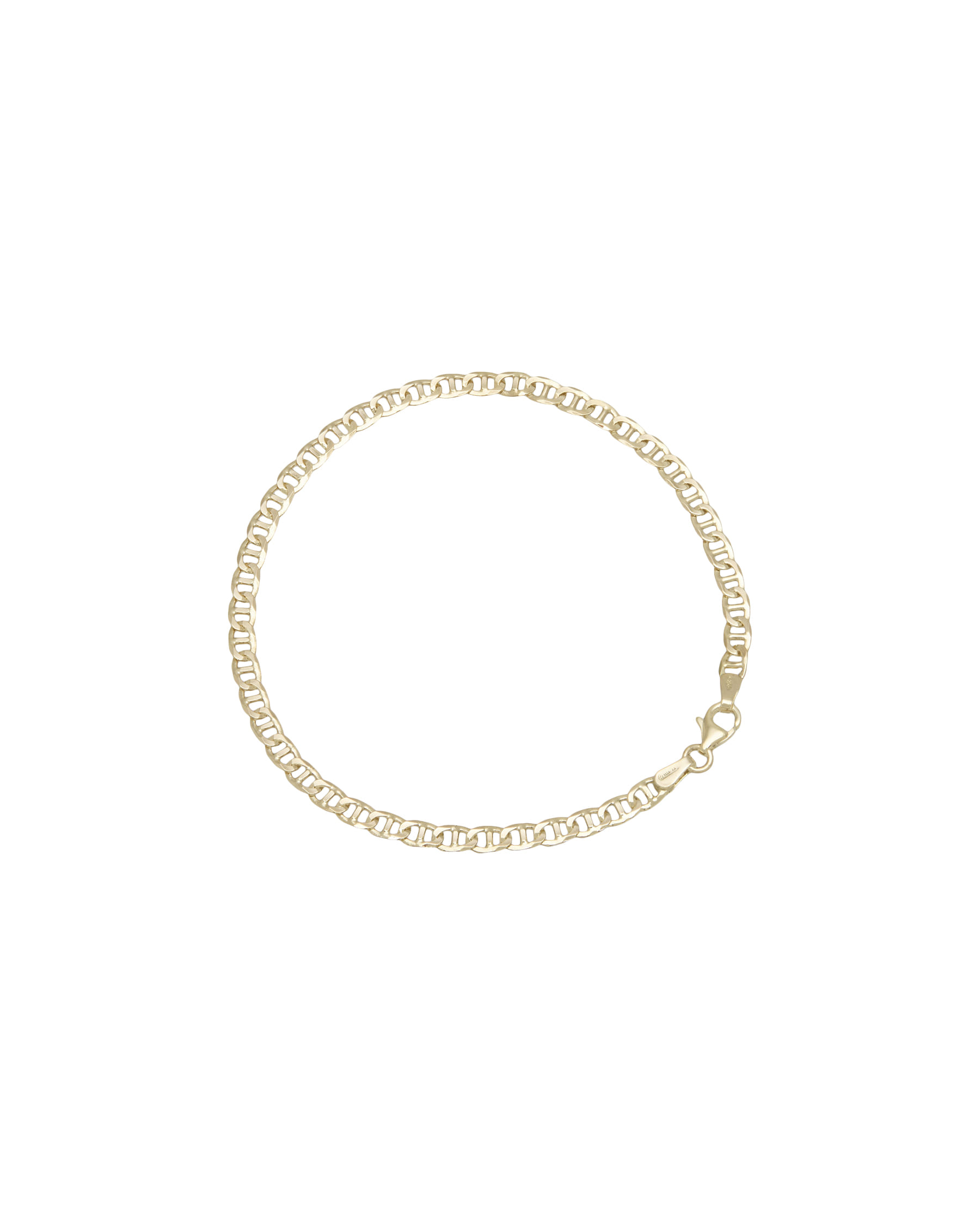 Bracciale maglia marina in oro giallo-1