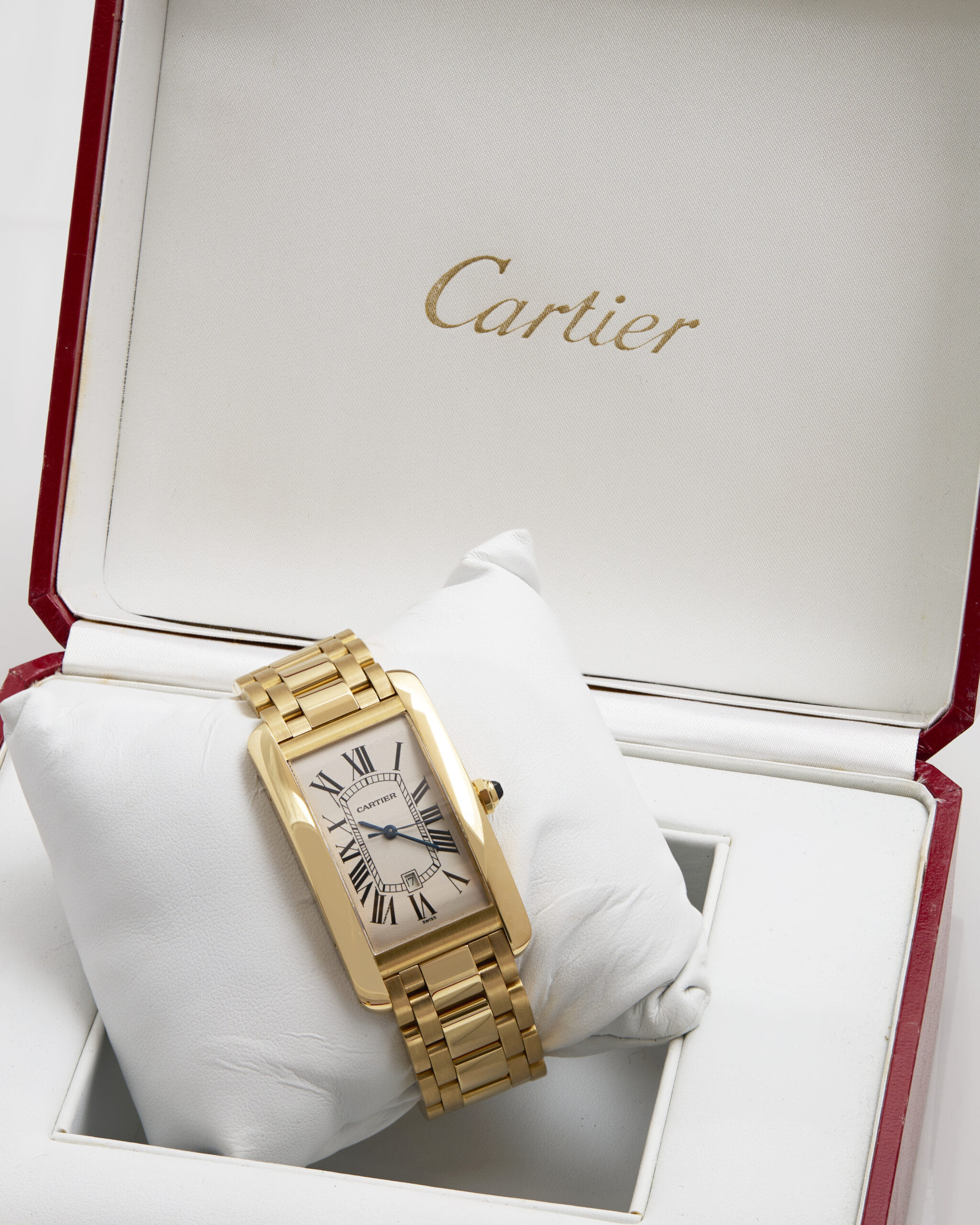 Tank américaine large automatic 18kt ref 1740-6